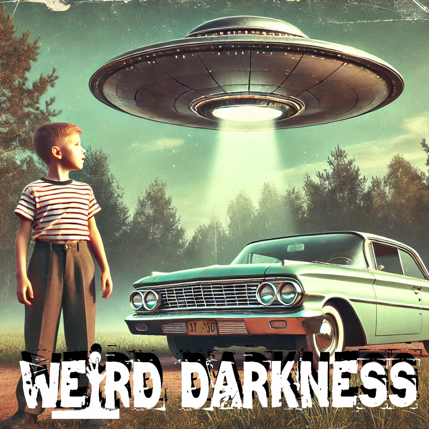 cover of episode “THE BLOOD-CURDLING BERKSHIRE UFO INCIDENT” and More Strange True Stories! #WeirdDarkness