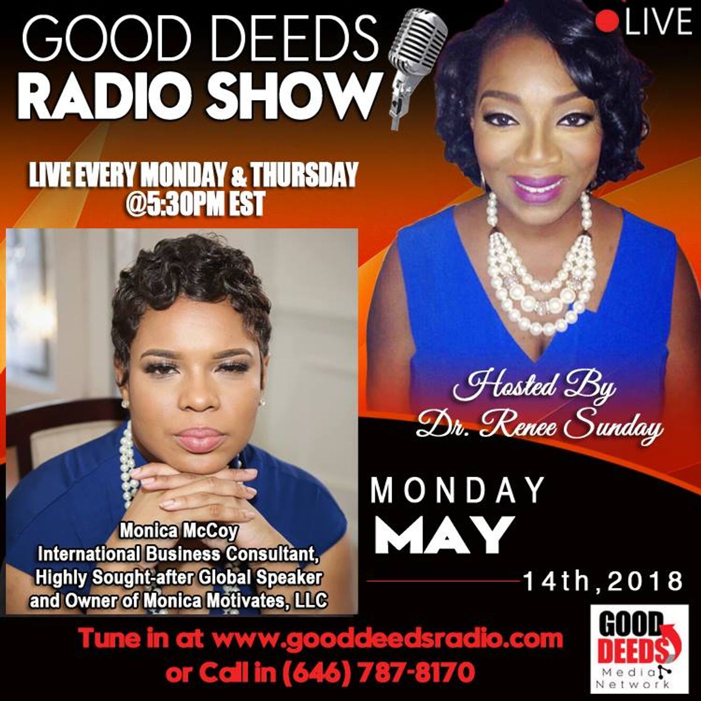 Monica Mccoy International Business Consultant Global Speaker on Good Deeds episode artwork