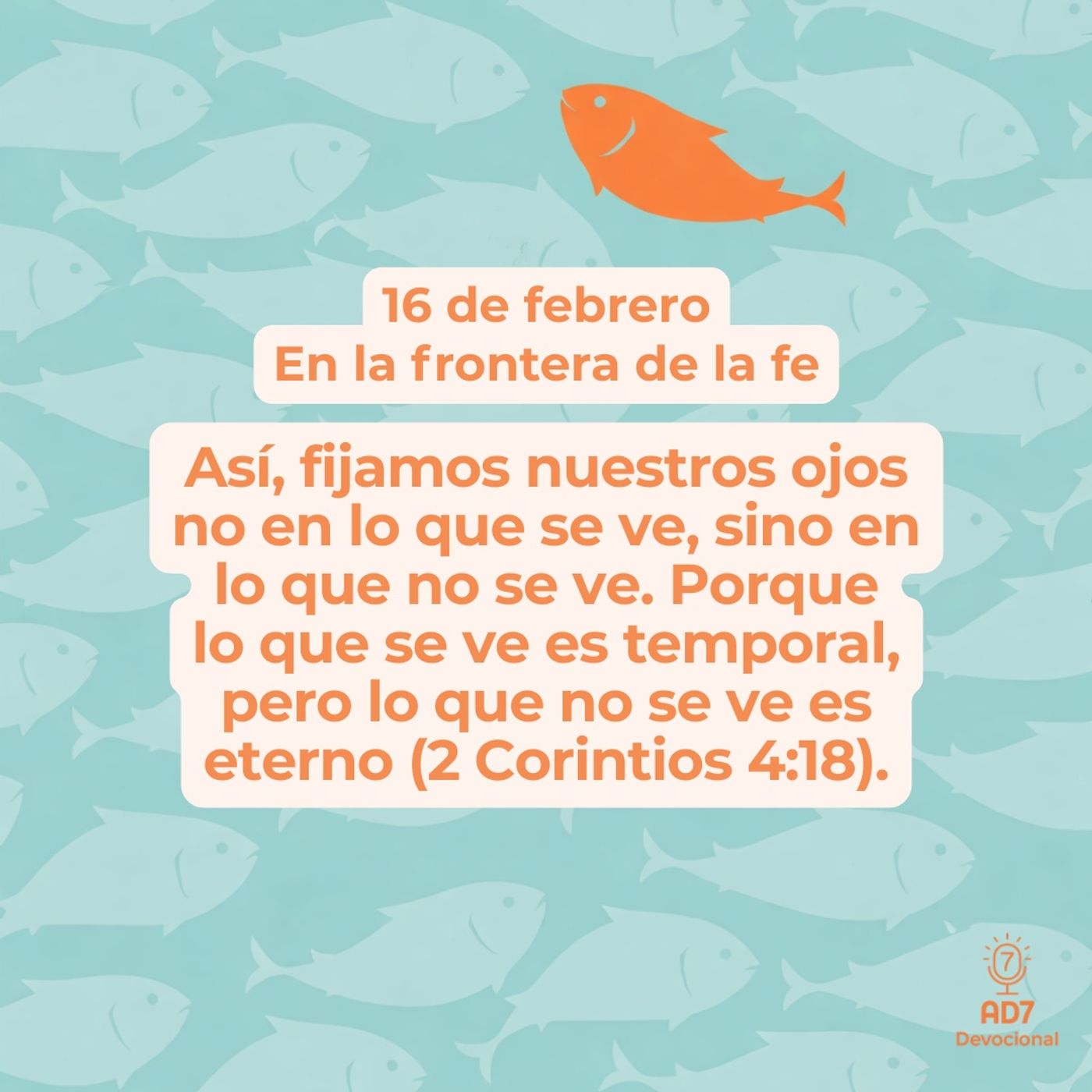 En la frontera de la fe ~ Devocional de Jóvenes ~ 16 de febrero 2026 En la frontera de la fe ~ Devocional de Jóvenes ~ 16 de febrero 2026