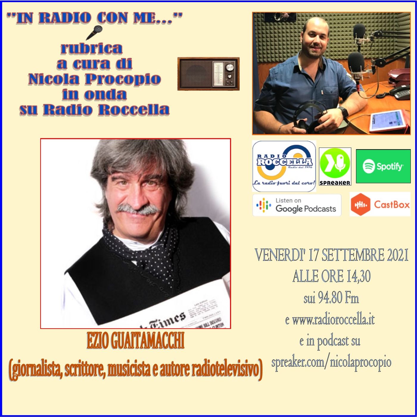 In Radio Con Me - Intervista ad Ezio Guaitamacchi 17-09-2021 episode artwork