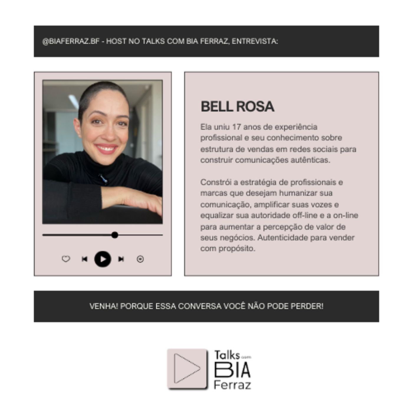Bell Rosa, construindo estratégias de profissionais e marcas que desejam humanizar sua comunicação episode artwork