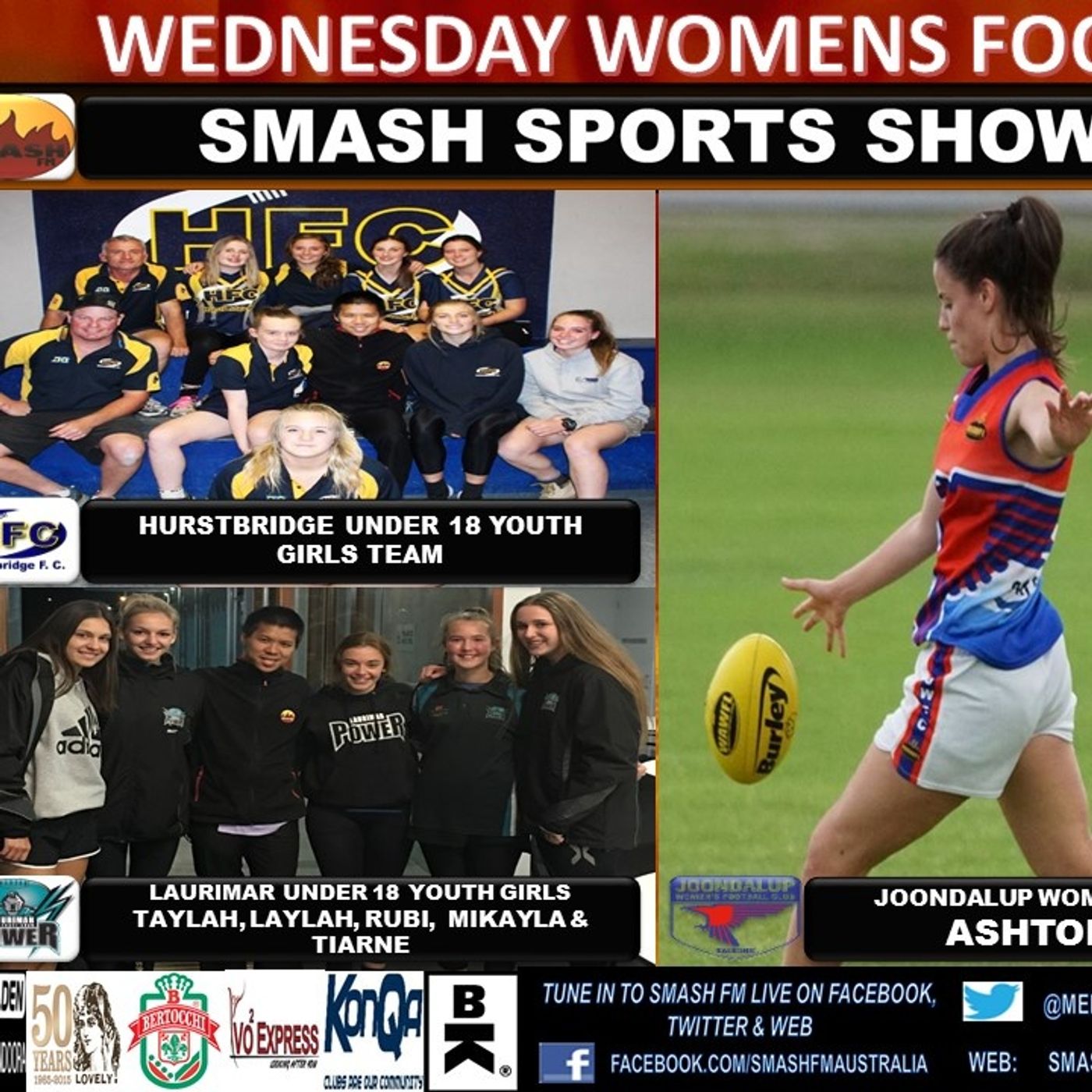 SSS: WEDNESDAY NIGHT YOUTH GIRLS/WA FOOTY episode artwork