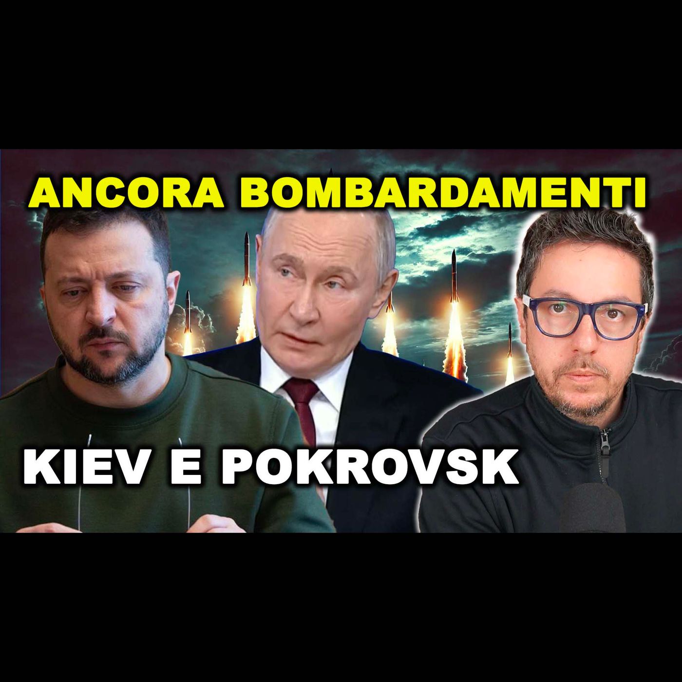 ANCORA BOMBARDAMENTI SU KIEV E POKROVSK con droni | Kursk, Belgorod e Sumy