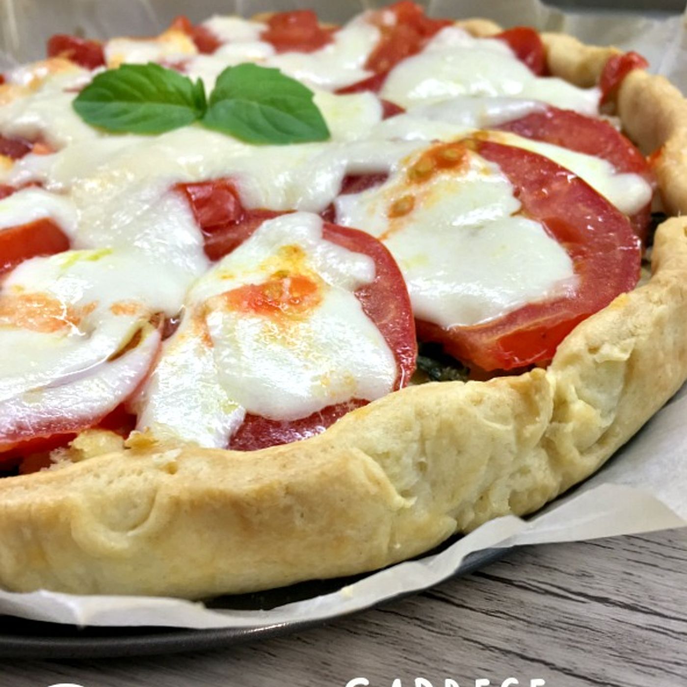 Crostata caprese