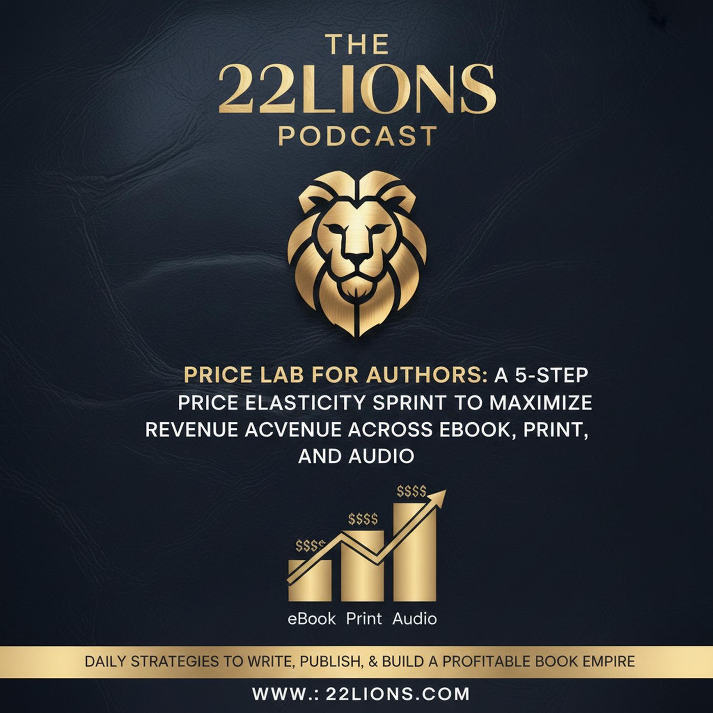 Price Lab for Authors: A 5-Step Price Elasticity Sprint to Maximize Revenue Across eBook, Print, and Audio episode artwork