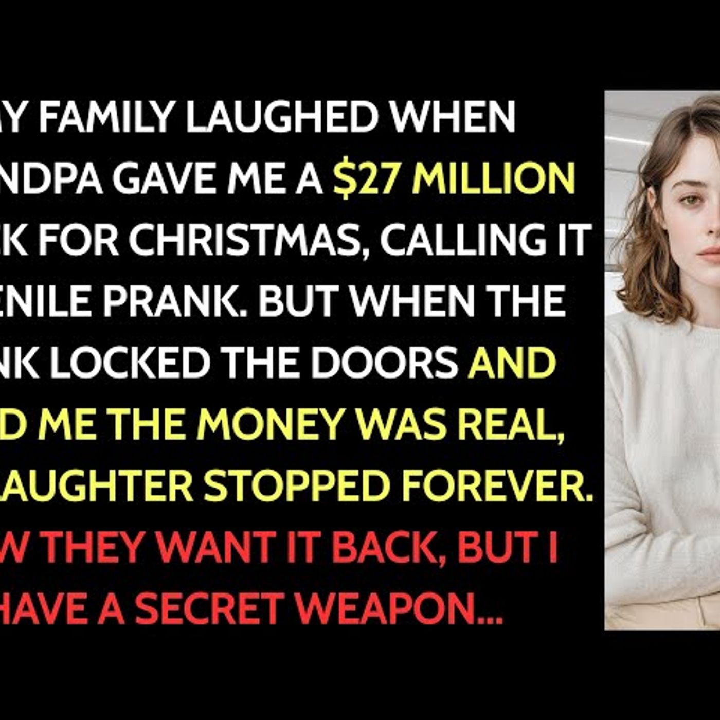At Christmas, Grandpa Gave Me A $27M Check—Everyone Laughed… Until The Bank Called Me Back… episode artwork
