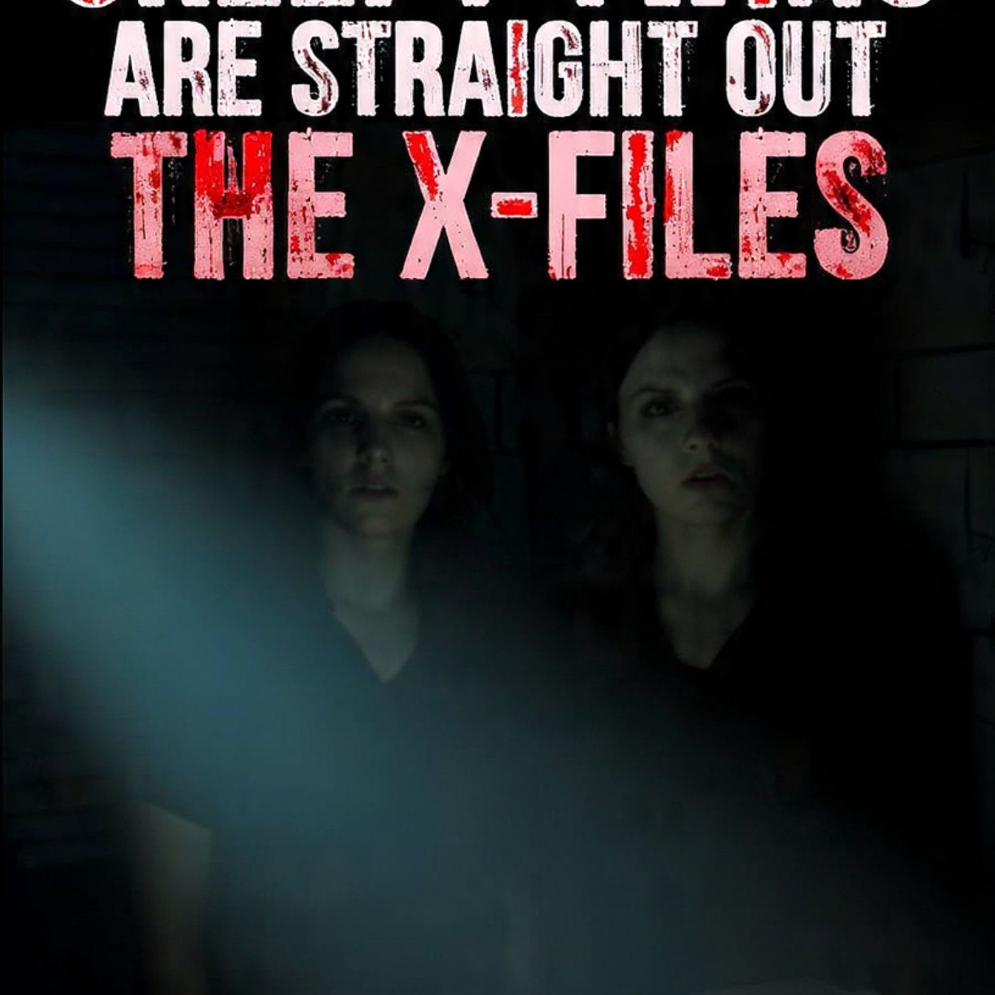 These CREEPY TWINS are straight out of the X-FILES.. episode artwork