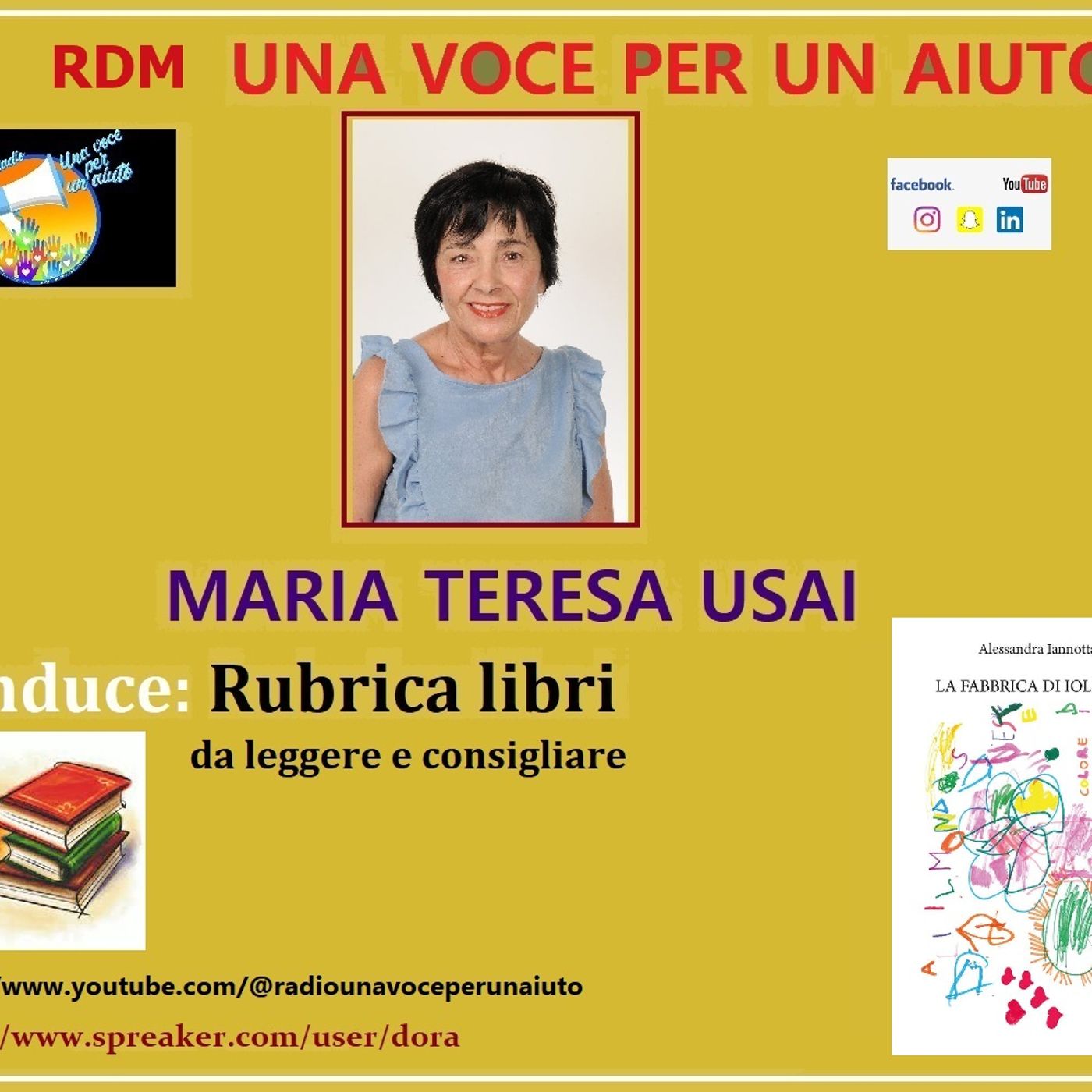 RUBRICA LIBRI: La fabbrica di Iolanda di Alessandra Iannotta episode artwork