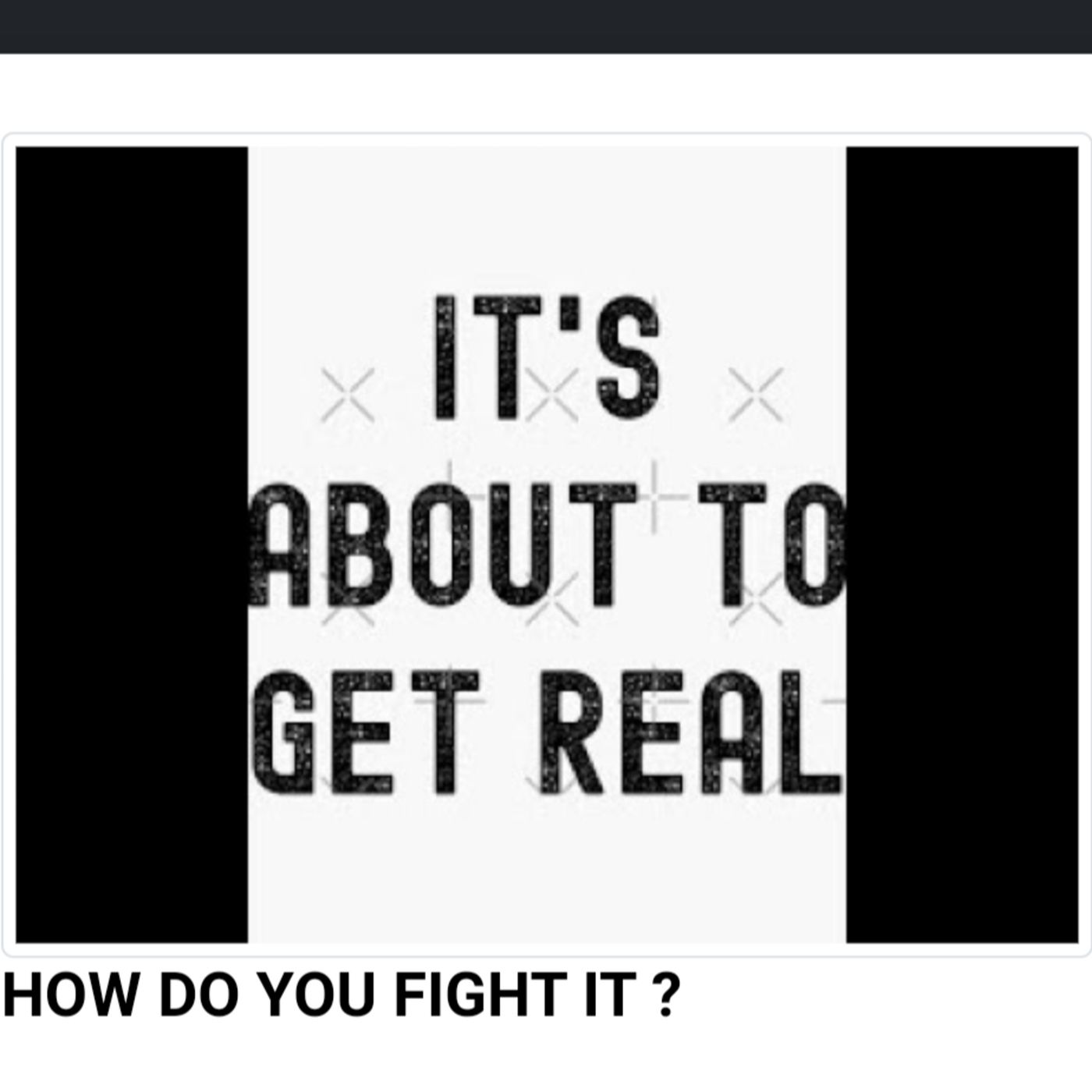 HOW DO YOU FIGHT IT ? episode artwork