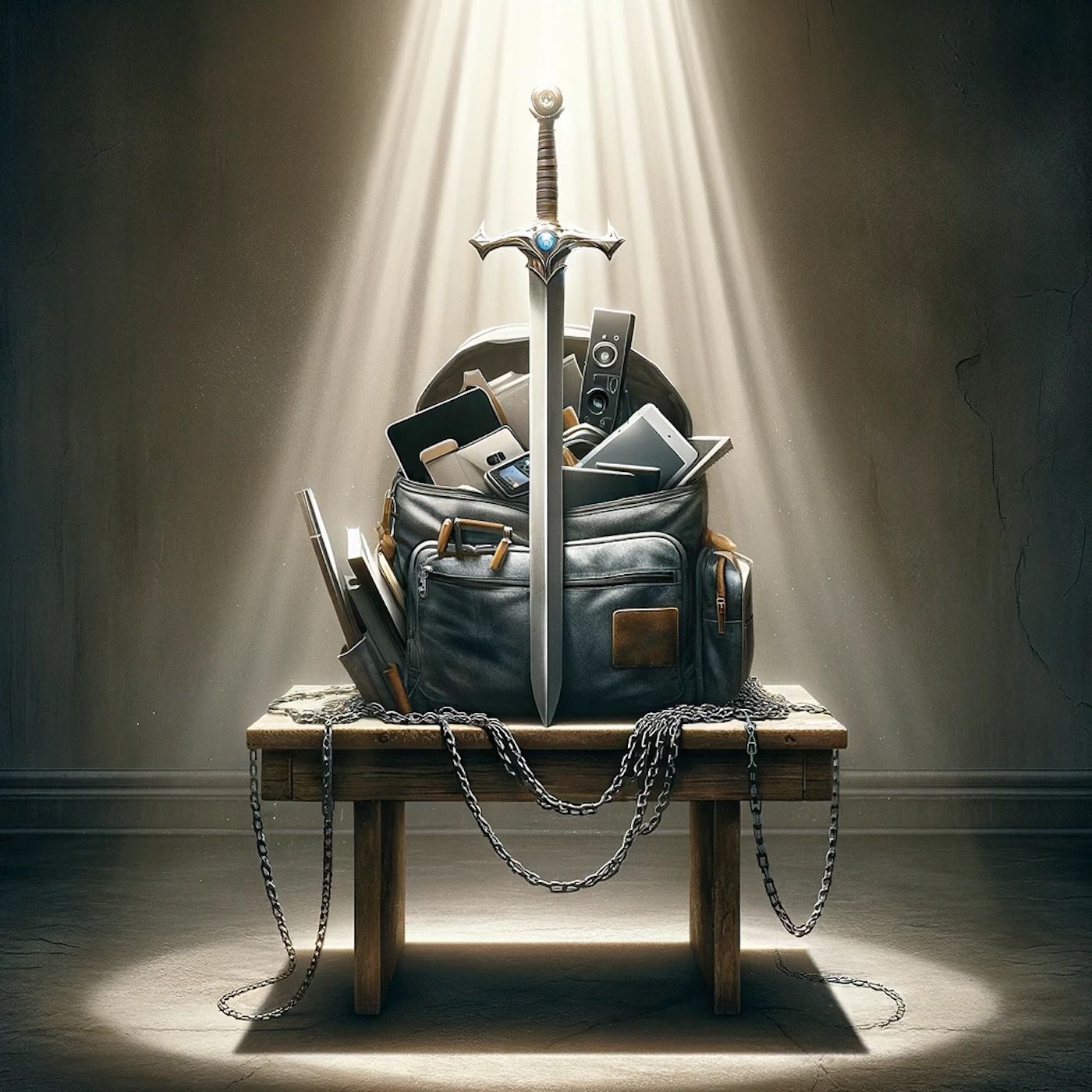 "The more tools we acquire to control life, the more enslaved we become by their demands." episode artwork