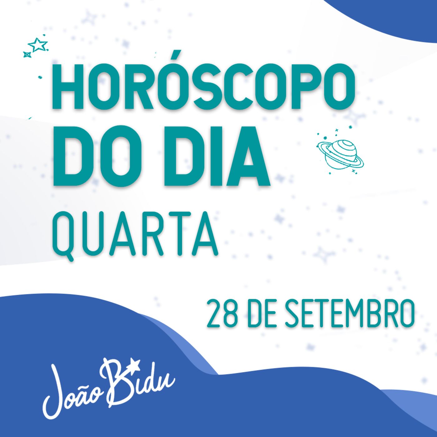 Horóscopo do Dia 28 de Setembro com João Bidu episode artwork