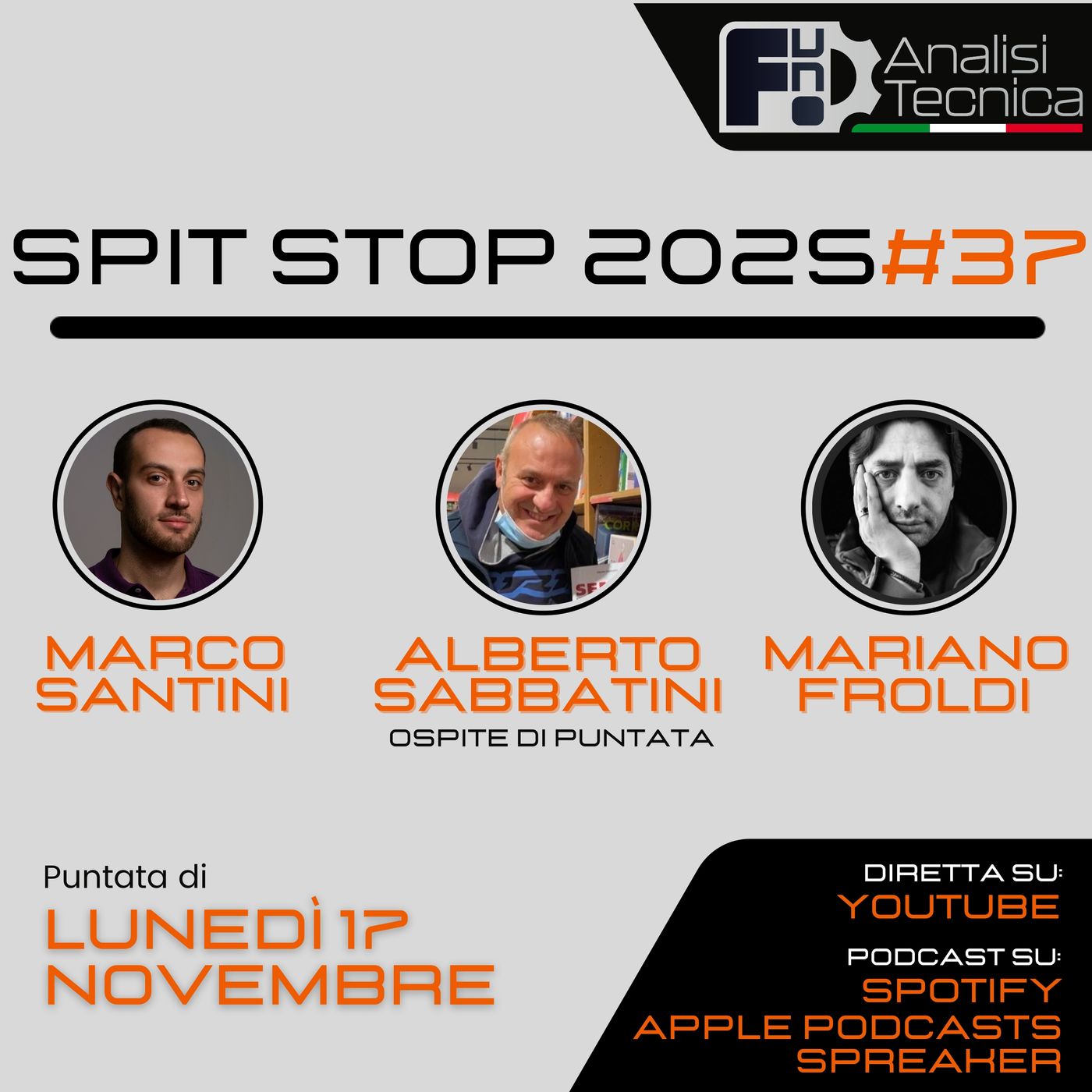 Spit Stop 2025 - Puntata 37 - LIVE con Alberto Sabbatini