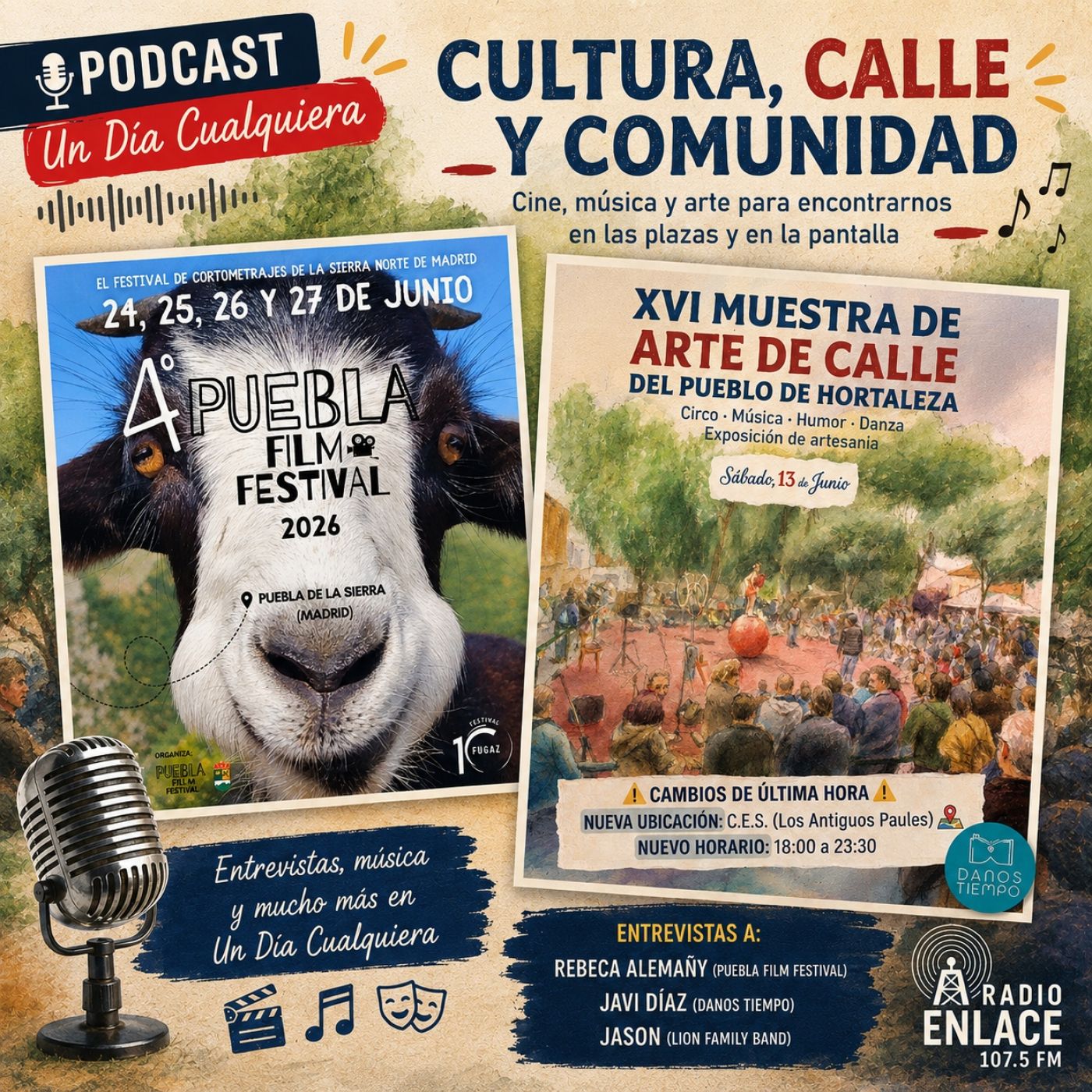 3x34 - Un Día Cualquiera - 12 de junio de 2026 - Cultura Compartida episode artwork