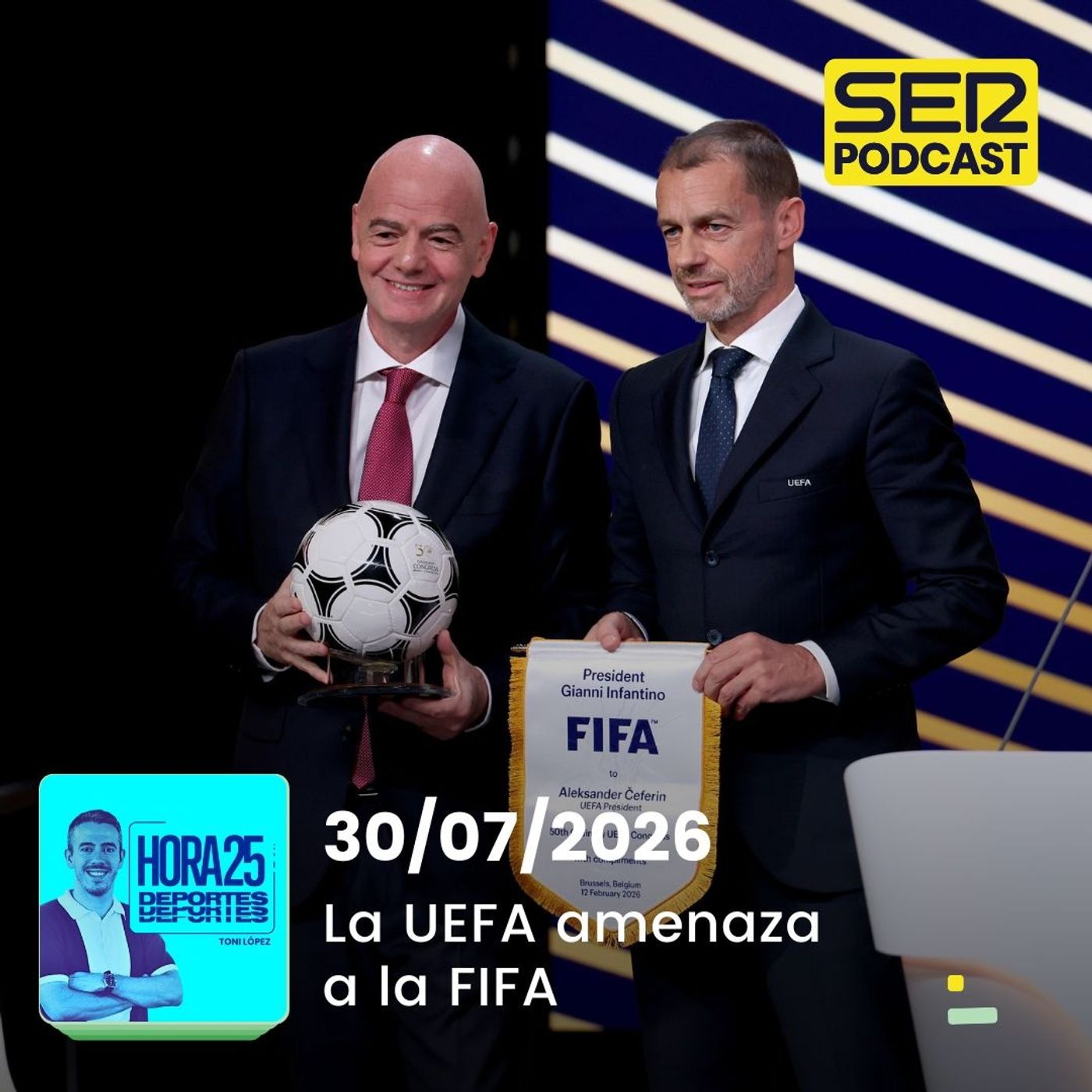 Hora 25 Deportes | La UEFA amenaza a la FIFA episode artwork