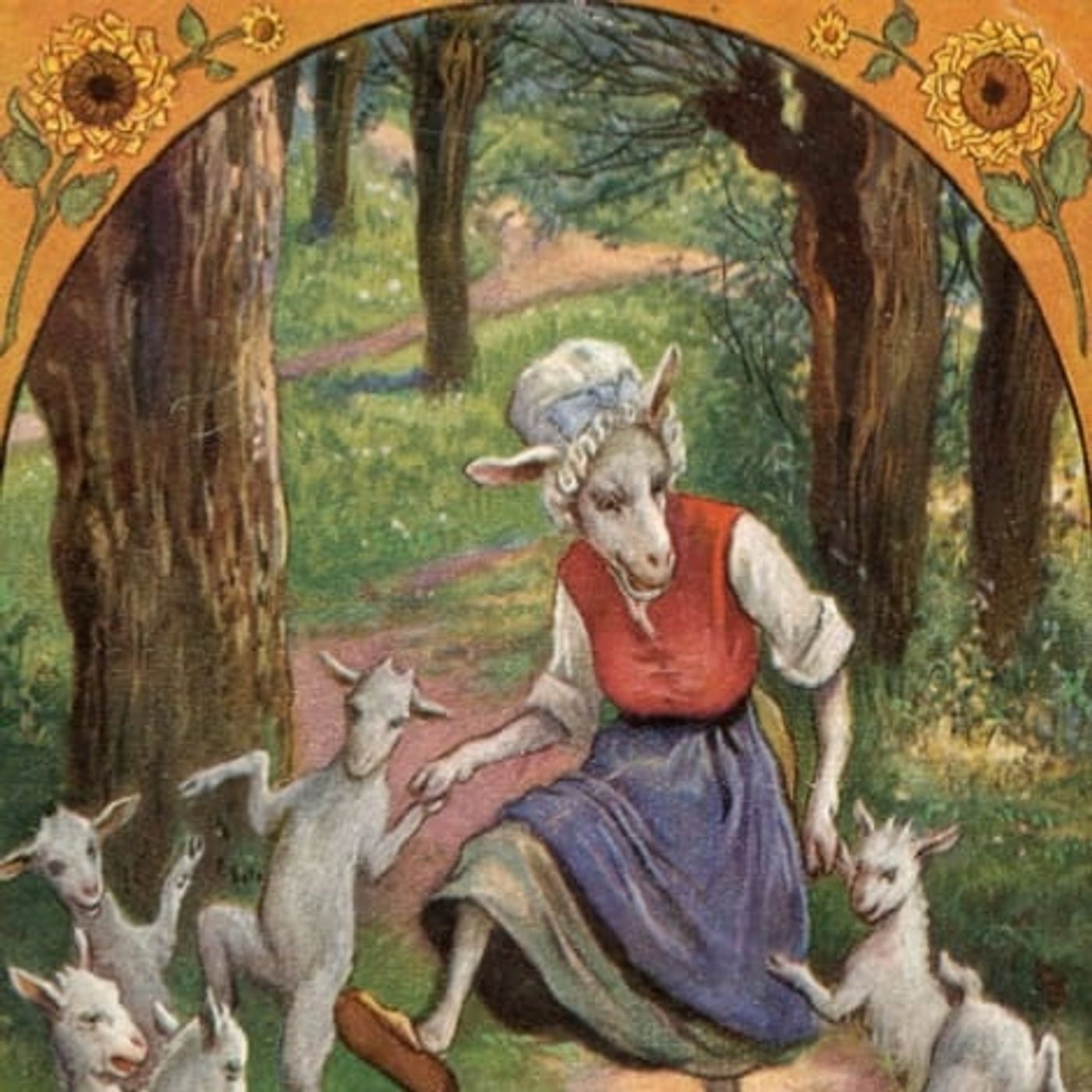 De Wolf en de Zeven Geitjes | Broeders Grimm Sprookjes