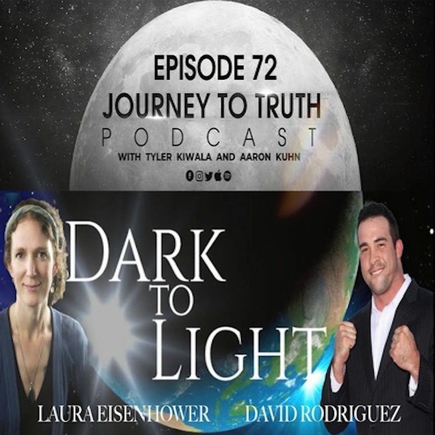 EP 72 - Laura Eisenhower & David Rodriguez - Dark to Light - All Eyes On America