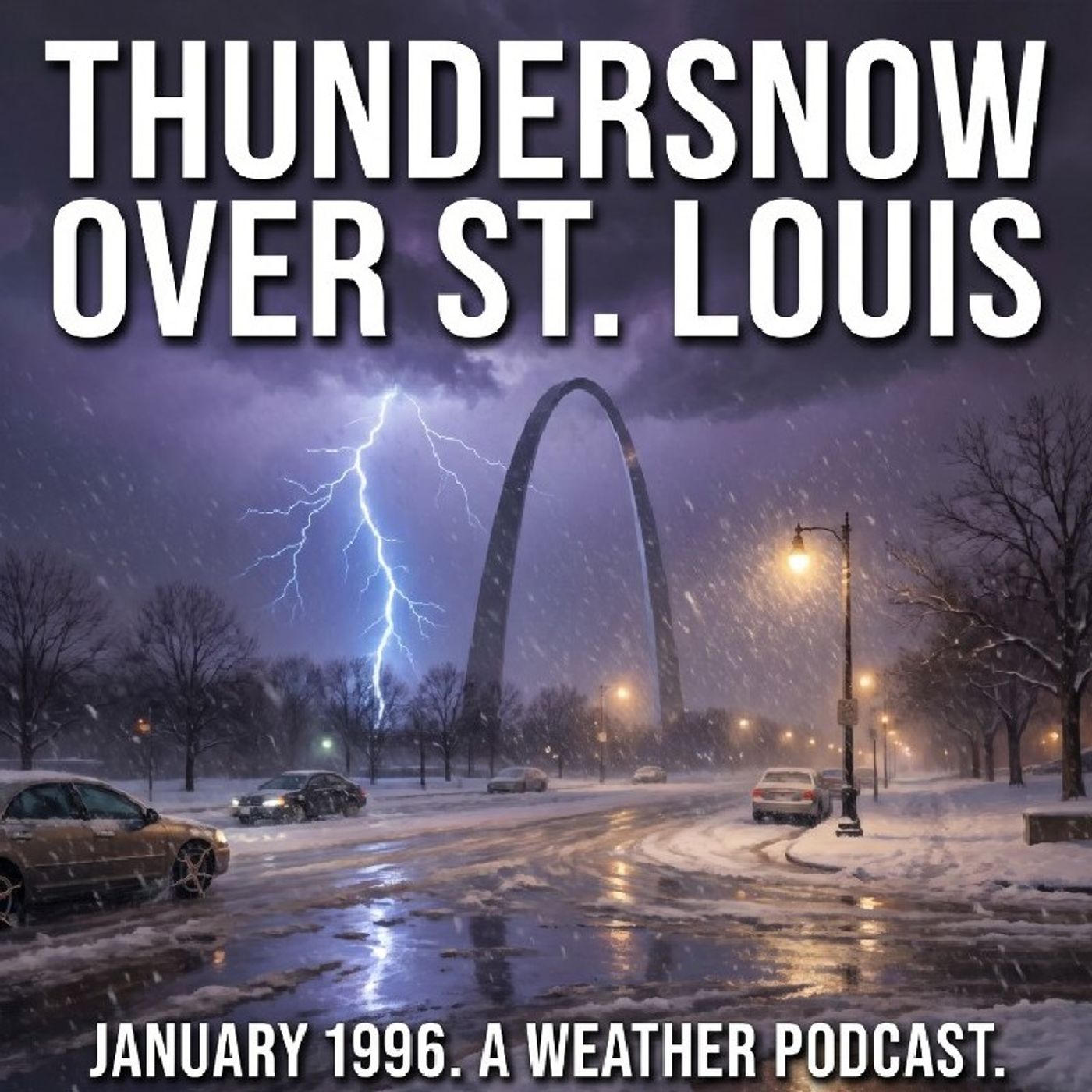 1996 unexpected thundersnow in St.Louis