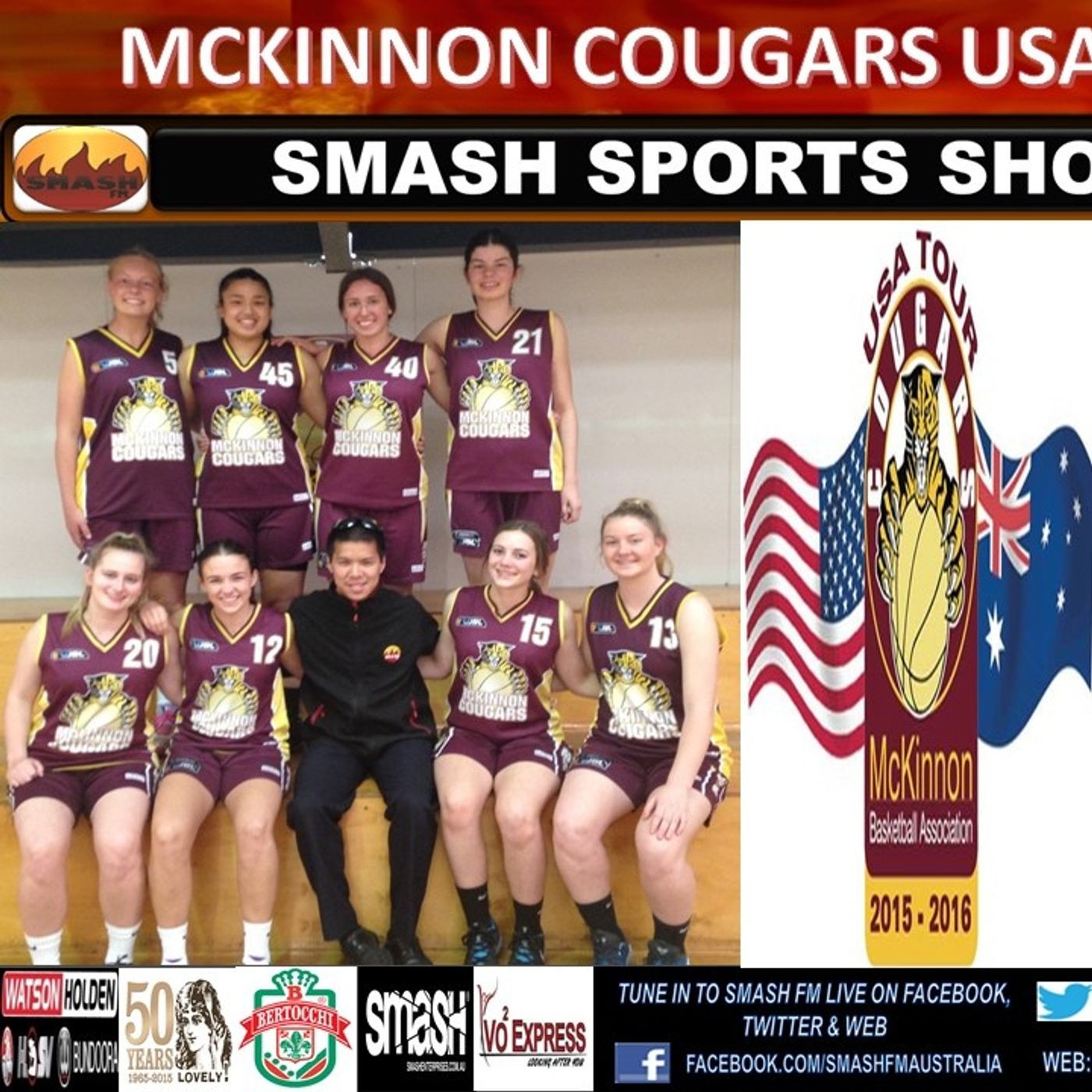 SSS: McKinnon Cougars USA Girls Tour Basketball 290216 episode artwork