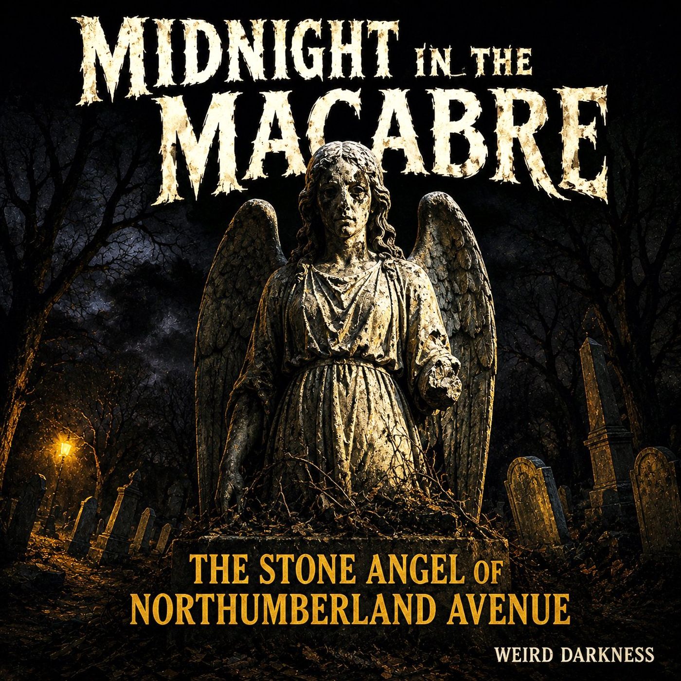 The Stone Angel of Northumberland Avenue | #MidnightInTheMacabre
