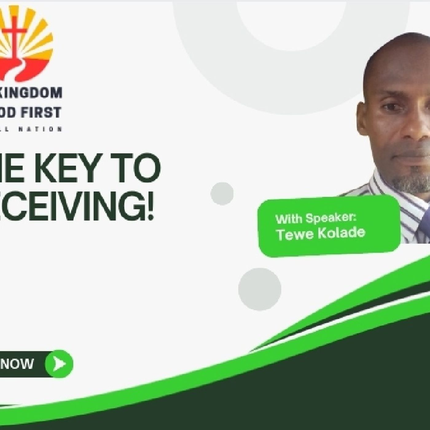 THE KEY TO RECEIVING!