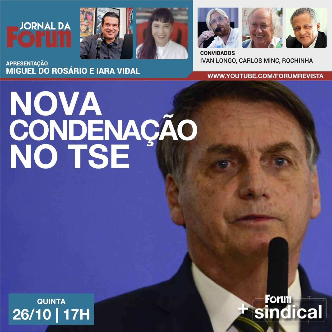 Relator de novo processo contra Bolsonaro no TSE pede condenação | Israel inicia invasão por terra episode artwork