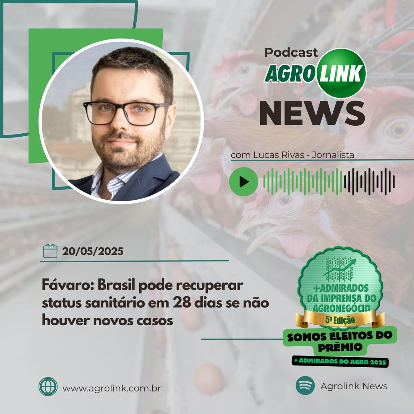Gripe aviária: Brasil investiga seis casos suspeitos episode artwork