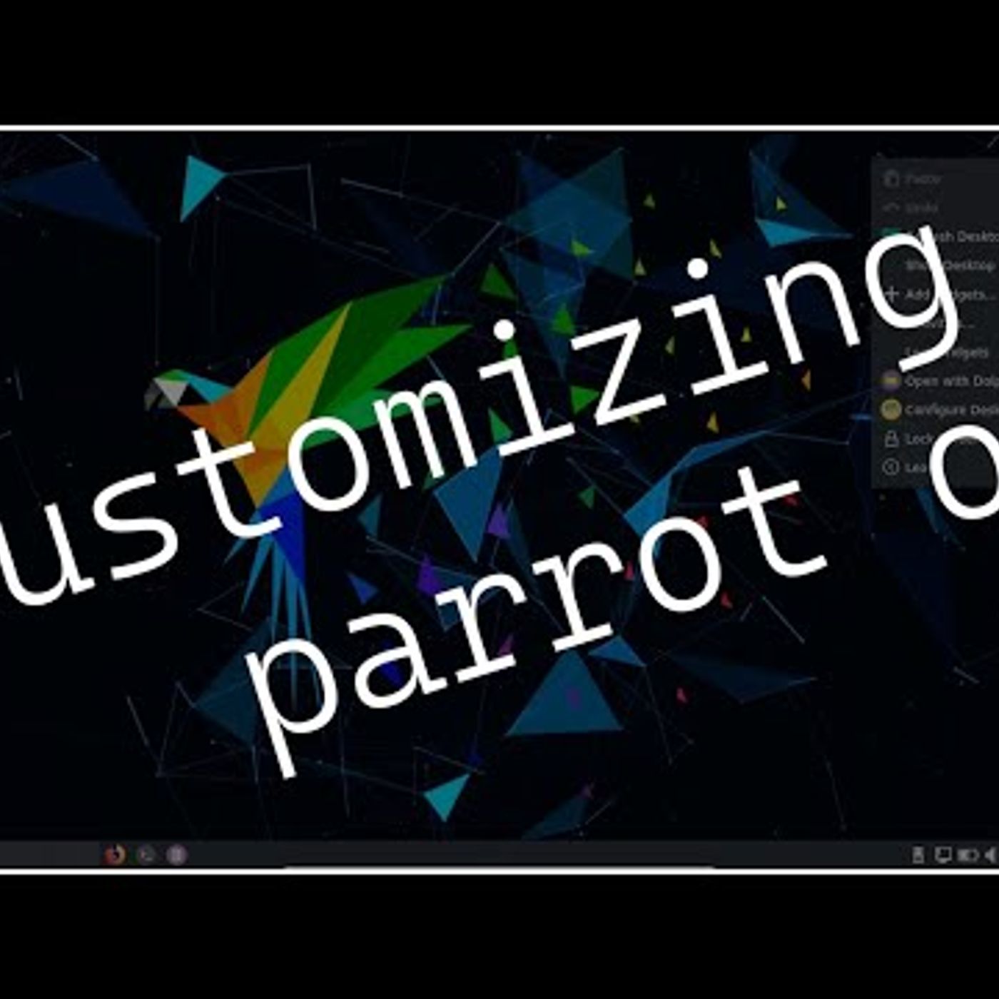 Customizing ParrotOS episode artwork