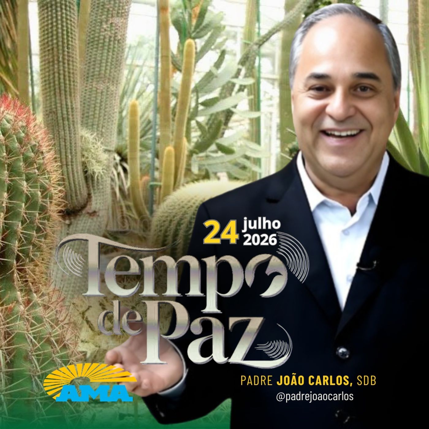 24/07/26 - Programa Padre João Carlos | Tempo de Paz episode artwork