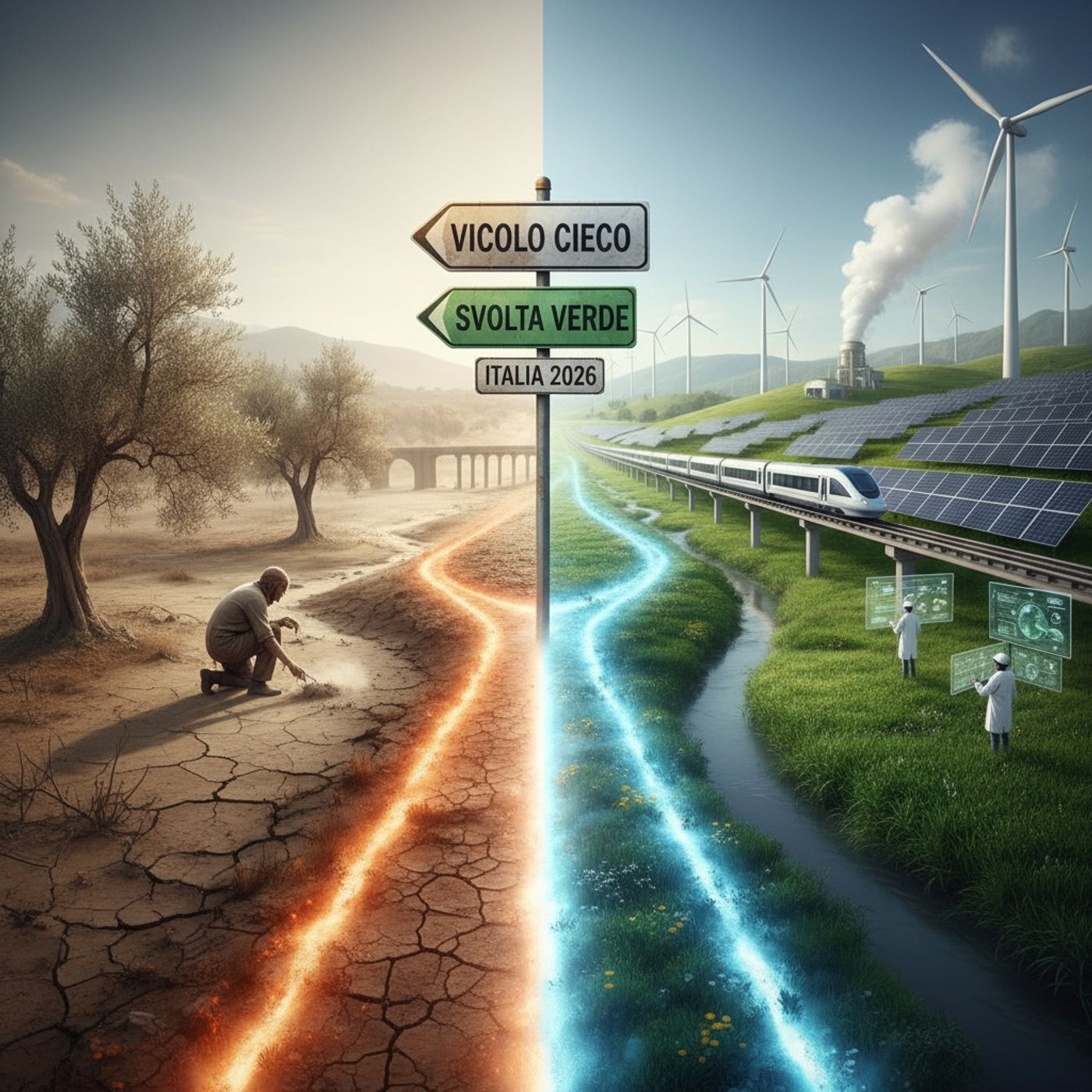 Svolta Verde o Vicolo Cieco? L'Italia del 2026 al bivio tra emergenza idrica e boom delle rinnovabili episode artwork