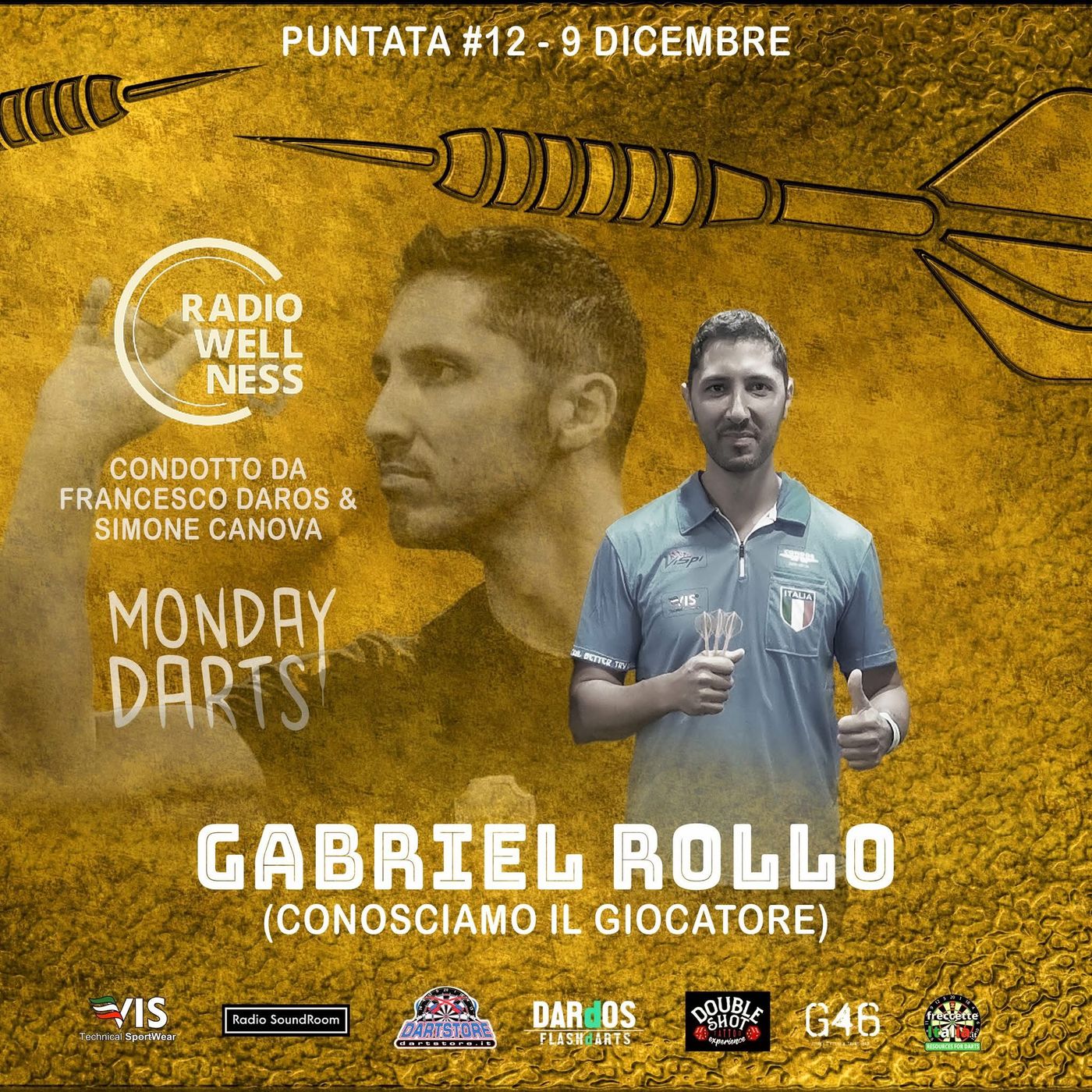 MONDAY DART - Dodicesima Puntata - Gabriel Rollo episode artwork