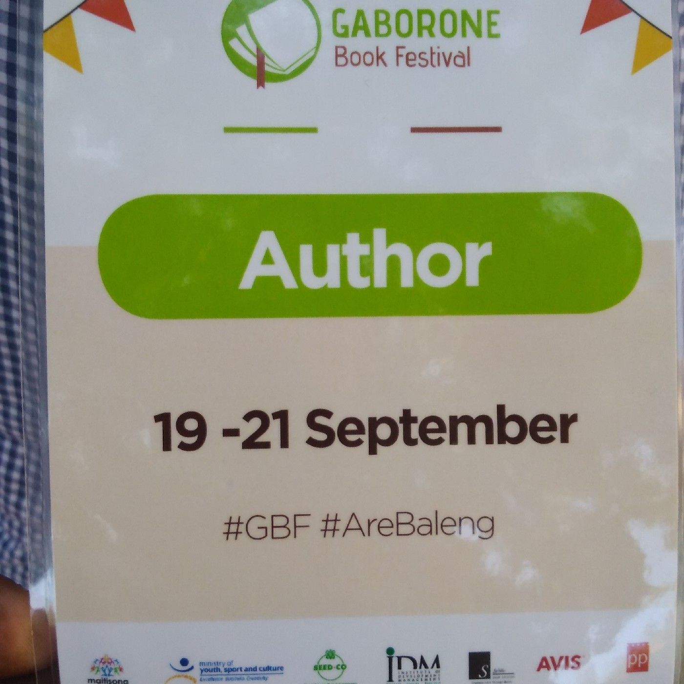 Gaborone Book Festival - Writing Journey