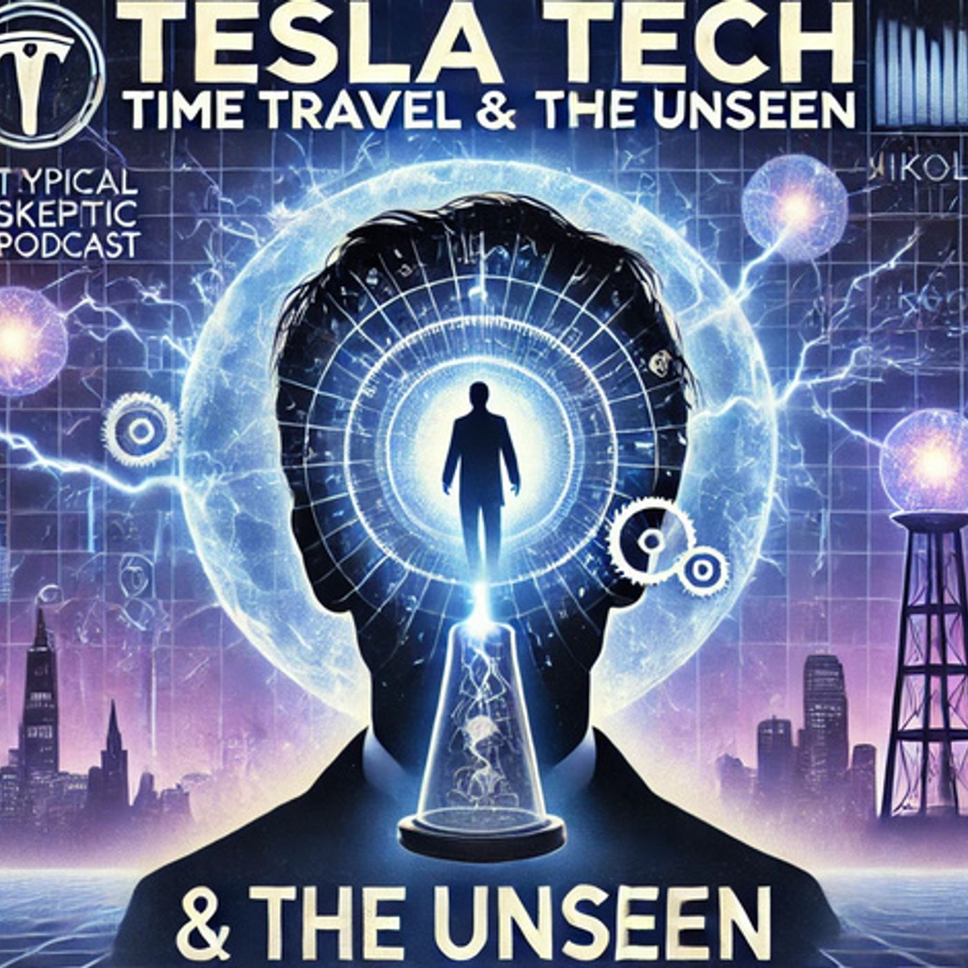 Tesla Tech, Appearing & Disappearing, Time Travel - Jim Girouard - Typical Skeptic # 1833 episode artwork