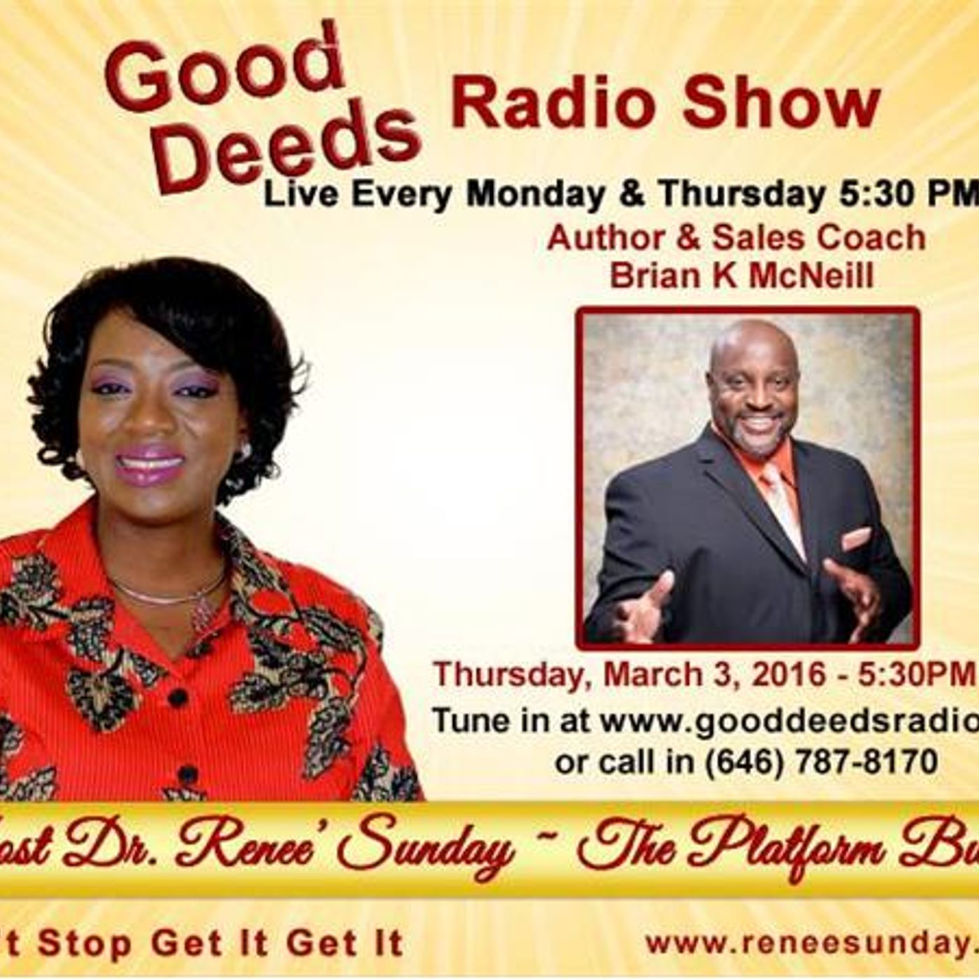 Dr. Renee Sunday\'s show