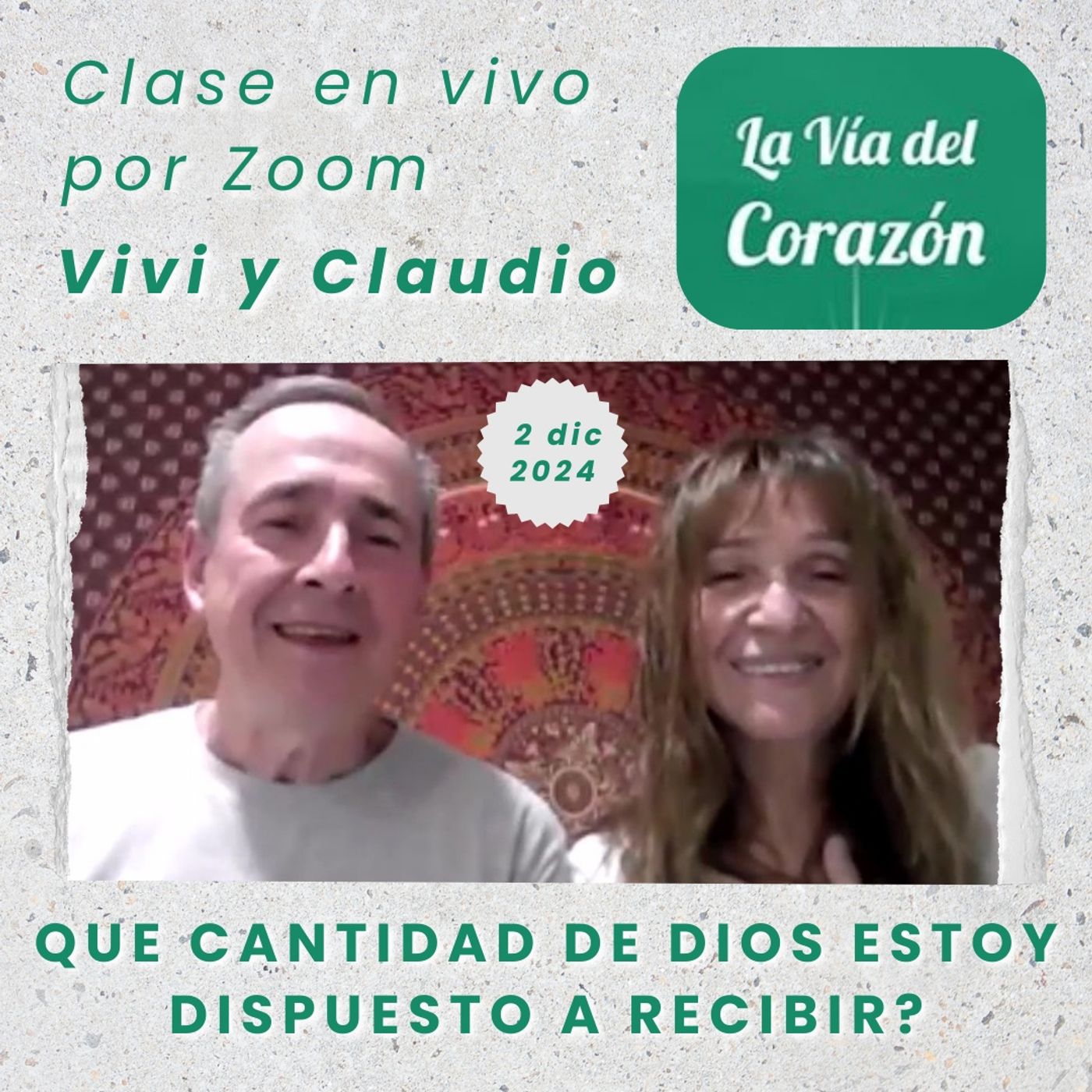 Qué cantidad de Dios estoy dispuesto a recibir? - Vivi y Claudio - 2 dic 2024