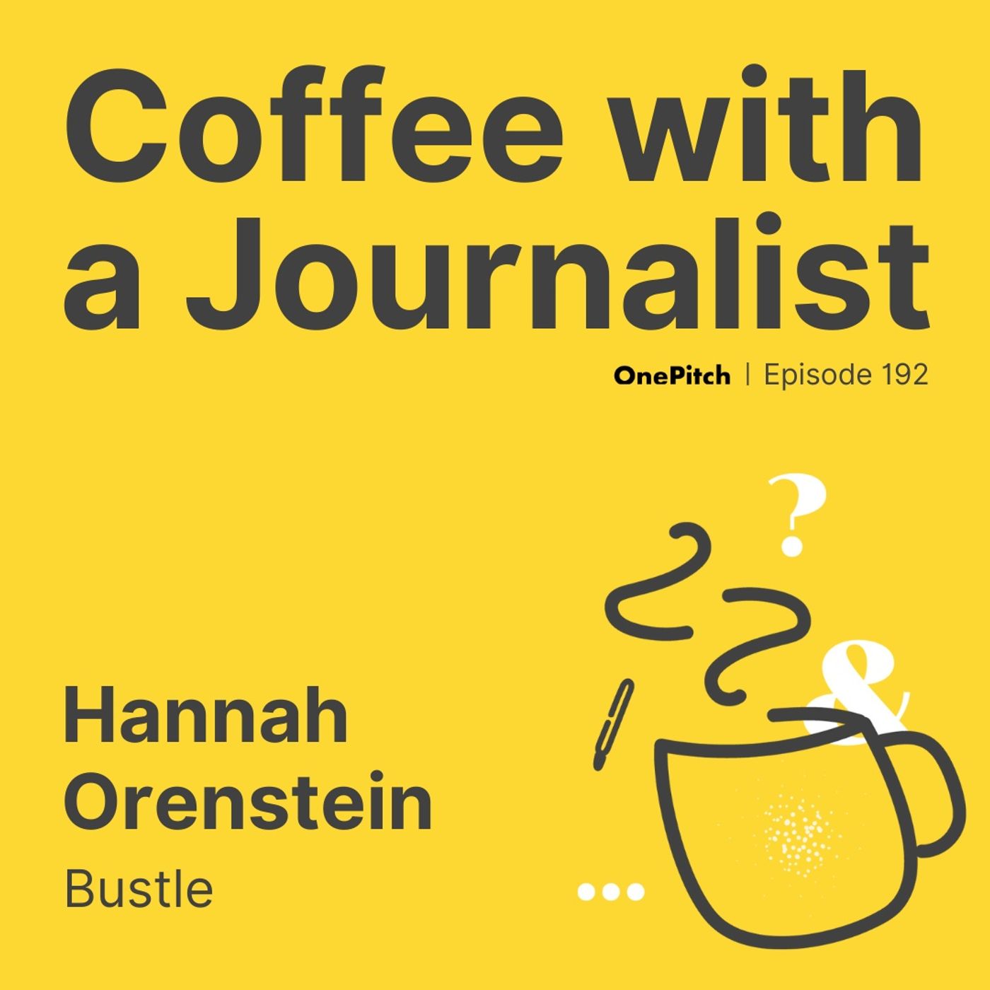 Coffee with a Journalist