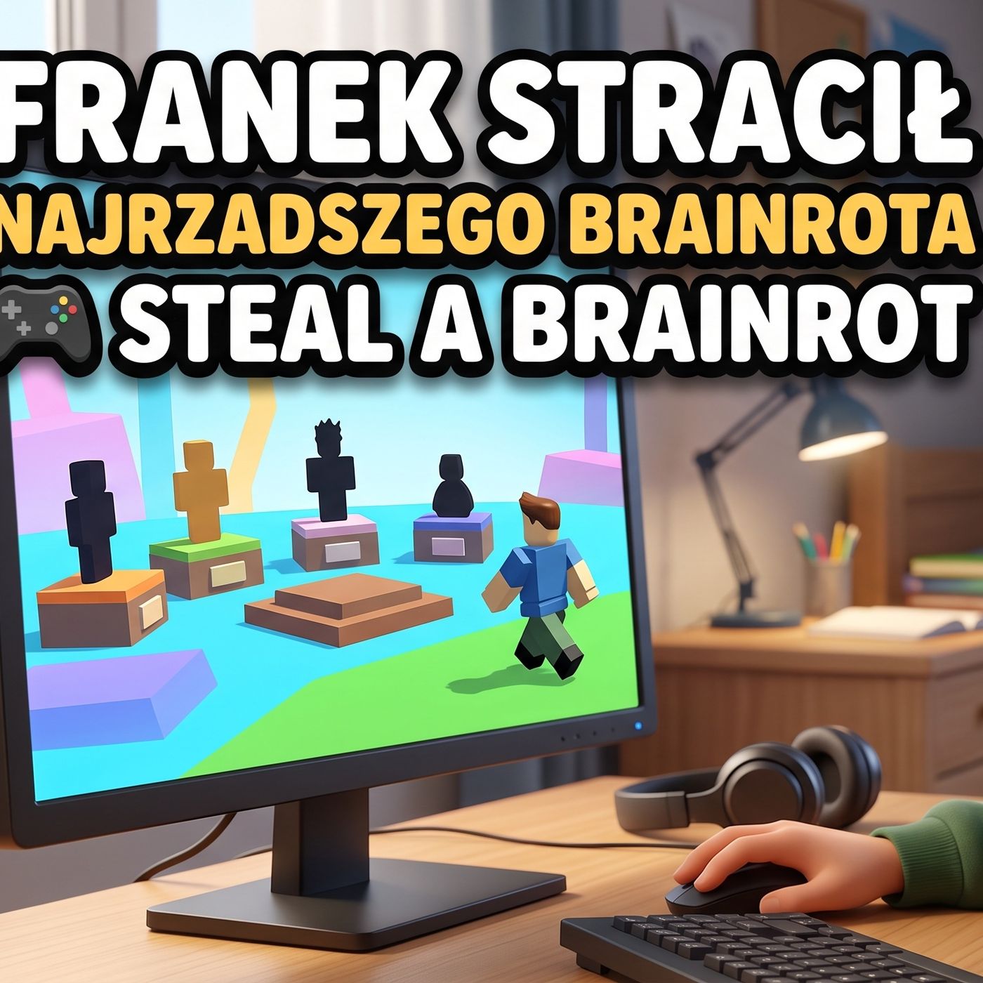 Franek stracił najrzadszego Brainrota 🎮 Steal a Brainrot | Bajka do słuchania | Audiobajka