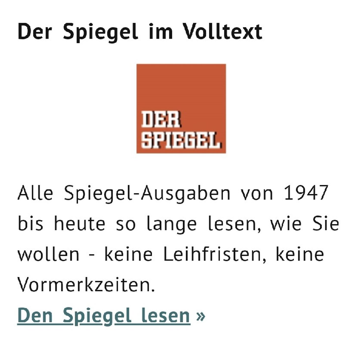 Mittwochs in der Bibliothek
