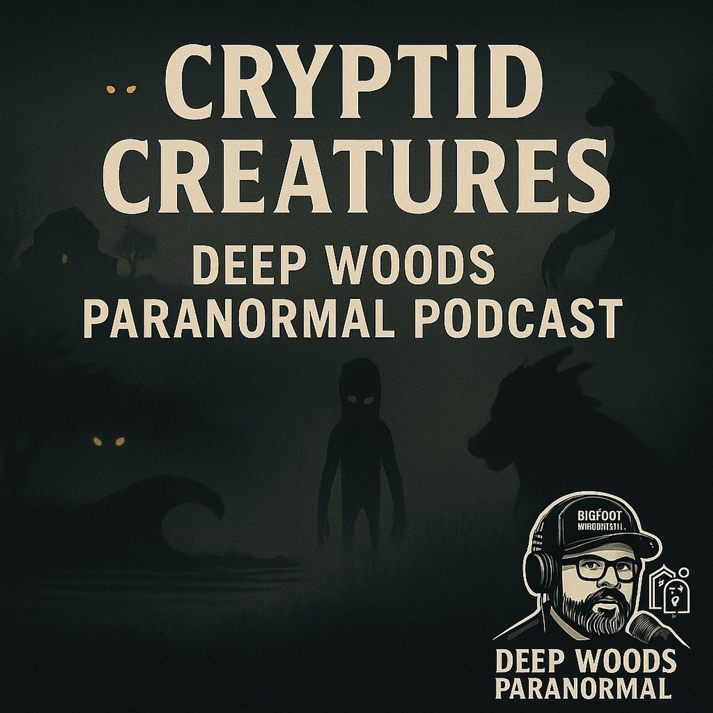 Cryptid Creatures: Chupacabra, Black Demon, Beast of Bray Road, Fresno Nightcrawler & Champ | Deep Woods Paranormal Podcast