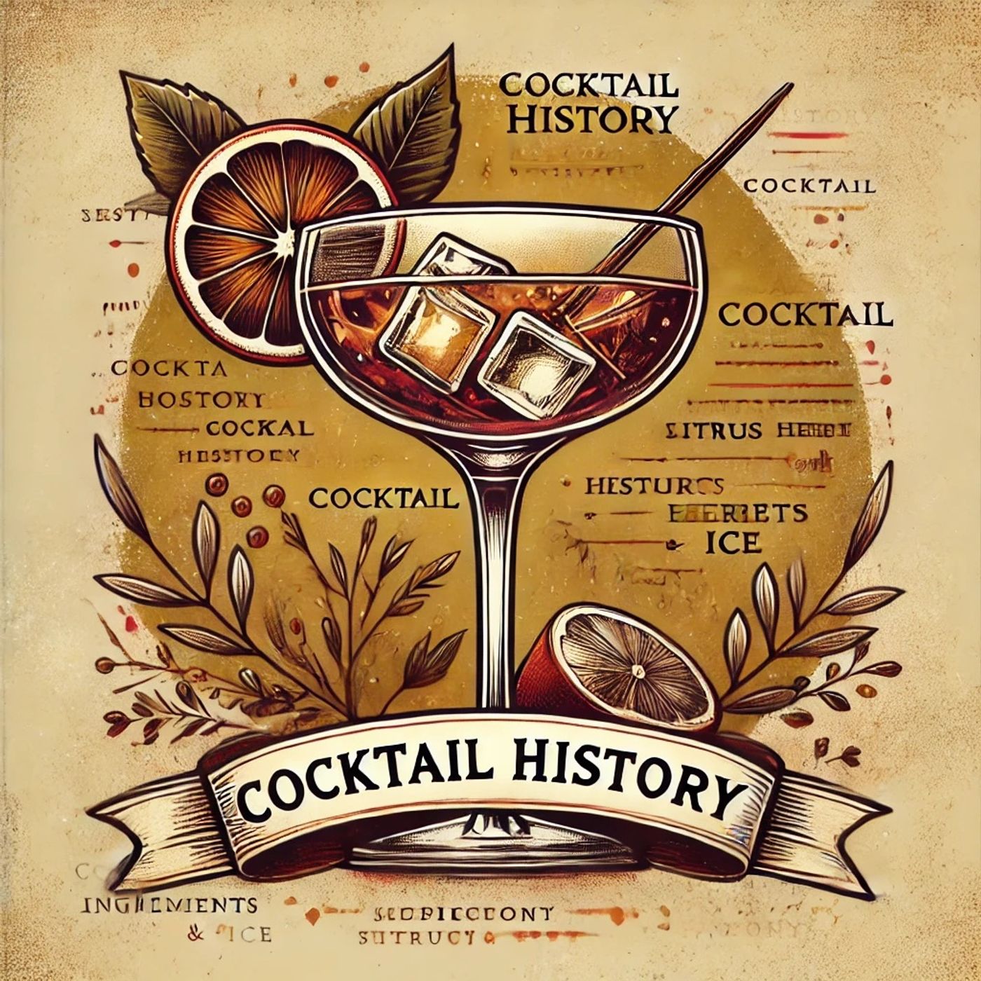 COCKTAIL HISTORY podcast artwork
