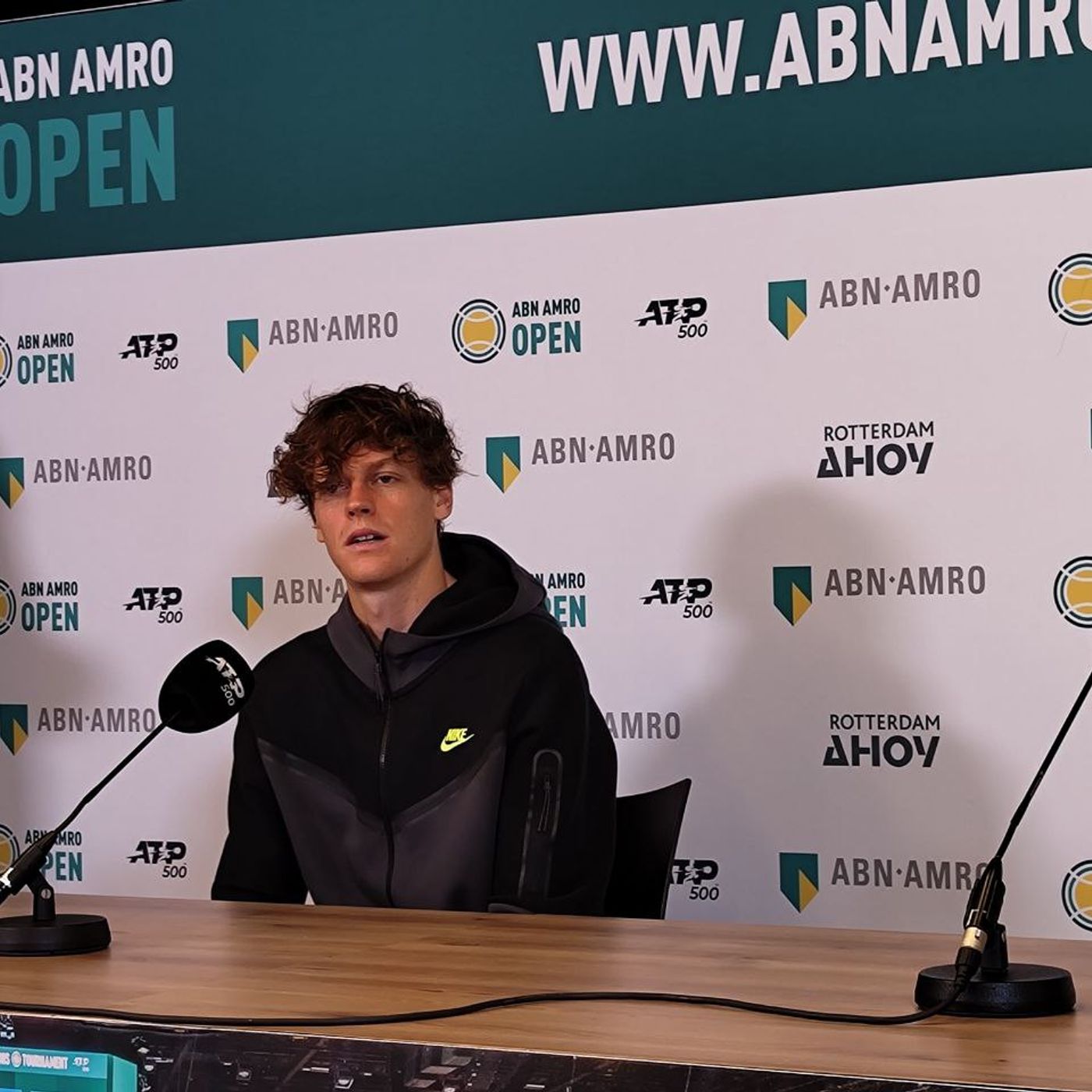 Intervista a Jannik Sinner dopo la vittoria su Milos Raonic a Rotterdam 2023 episode artwork
