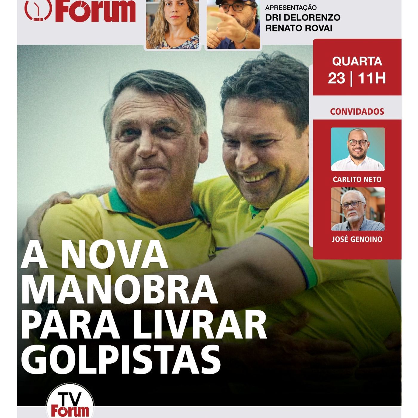 Nova manobra dos bolsonaristas | Janja chora ao falar do Papa Francisco | Fórum Onze e Meia | 23.04 episode artwork