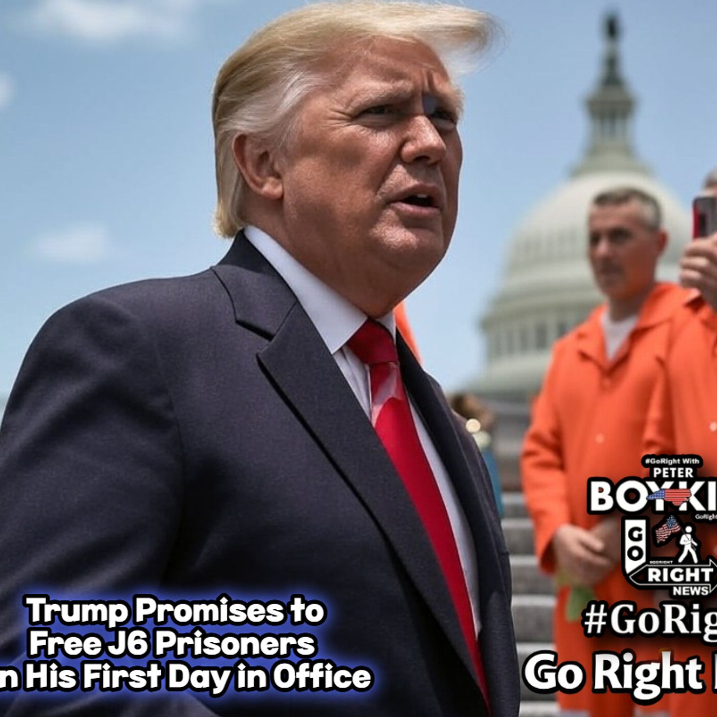 Trump Promises to Free J6 Prisoners on His First Day in Office