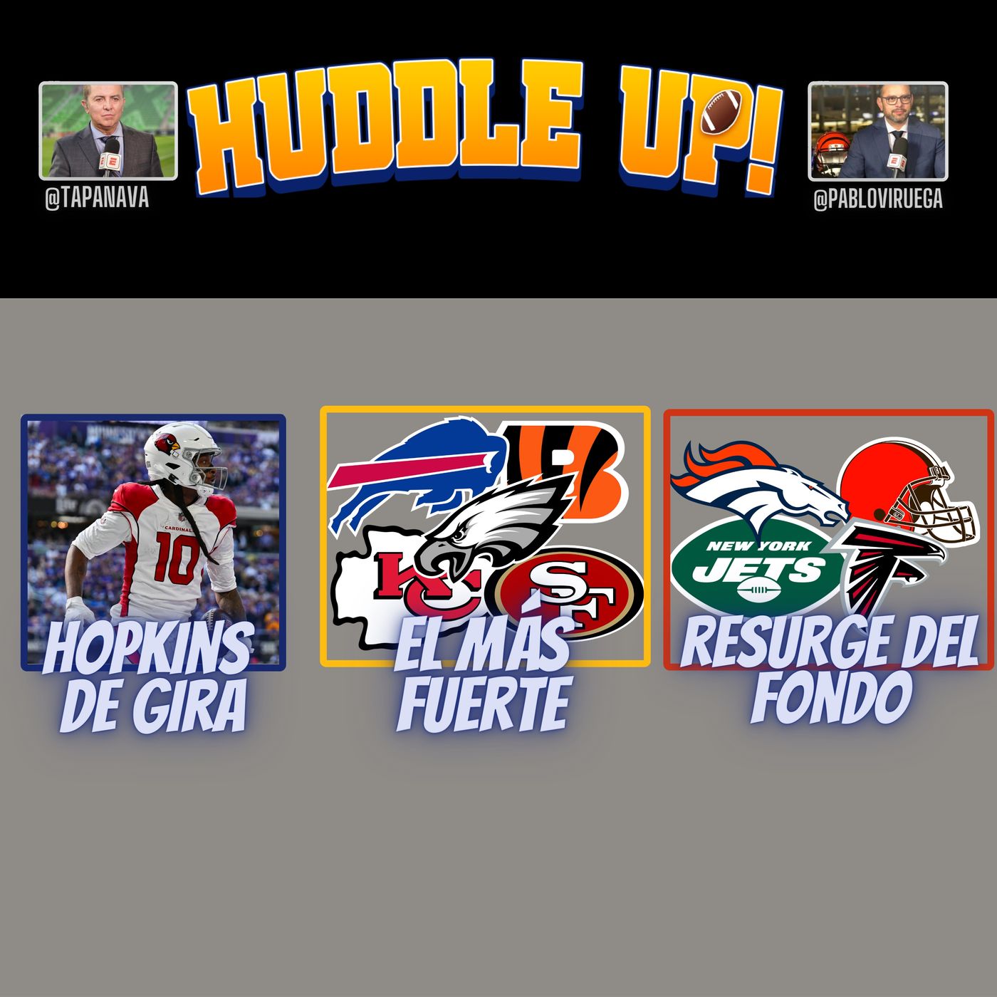 #HuddleUP Junio 22, 2023 #NFL #NBA con @TapaNava y @PabloViruega