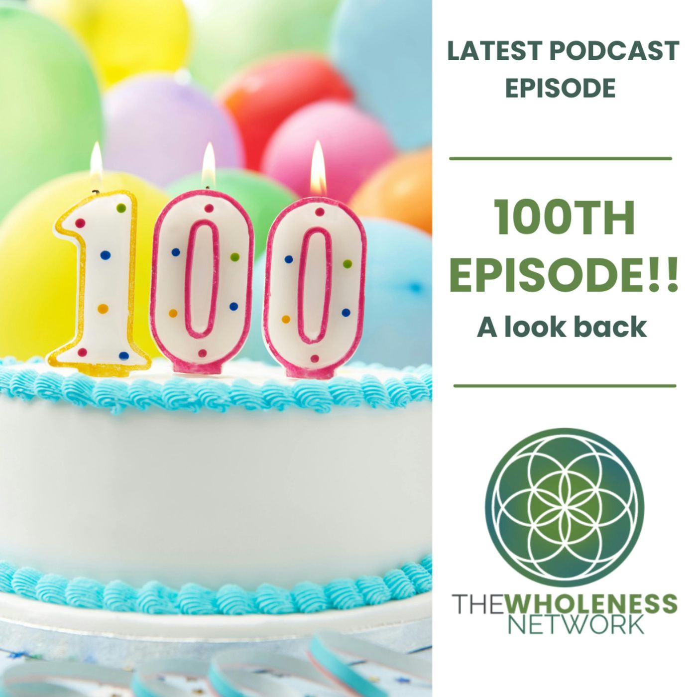 100. We Celebrate 100 episode artwork