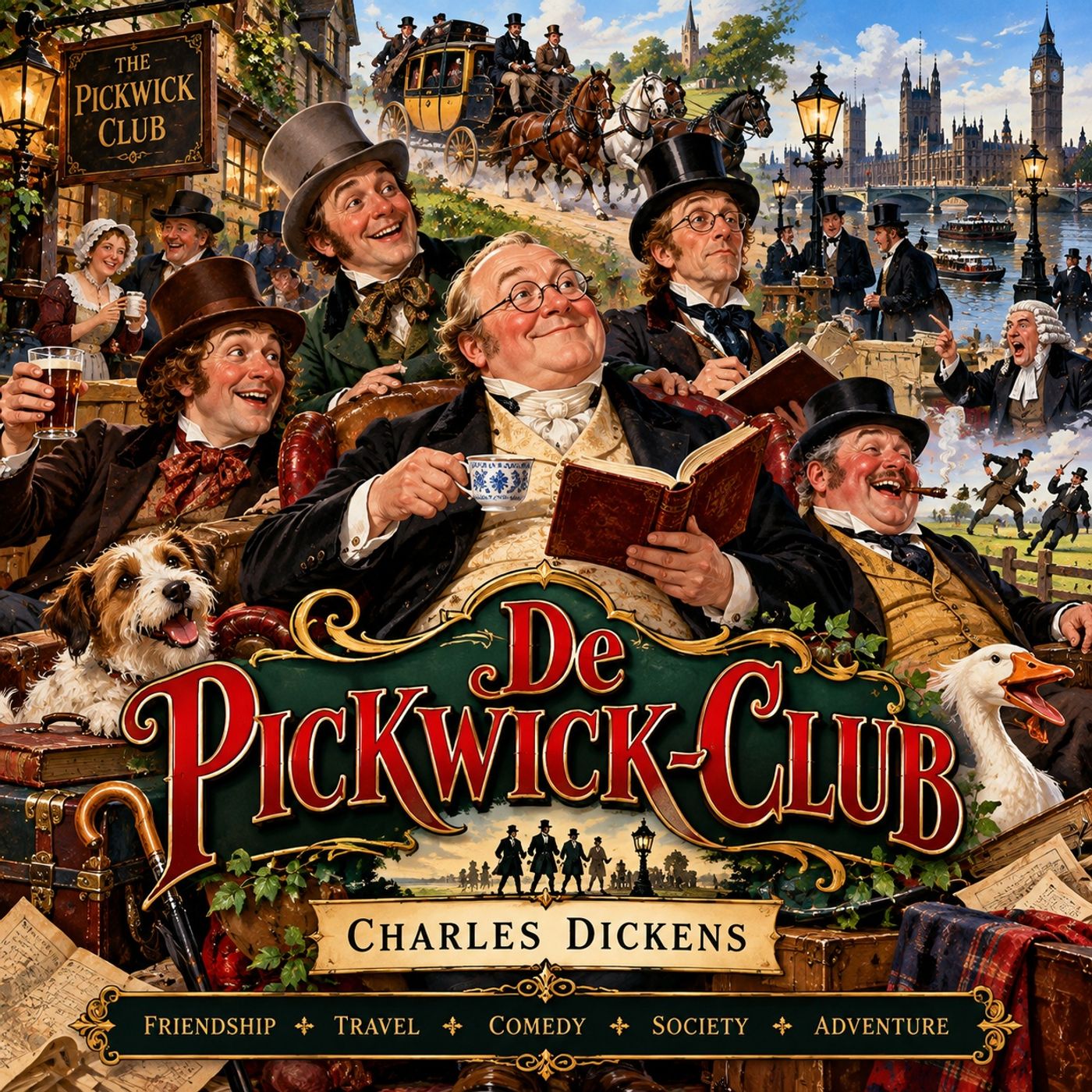 De Pickwick-Club by Charles Dickens | The Pickwick Papers | Classic Victorian Comedy & Adventure Part 1 episode artwork