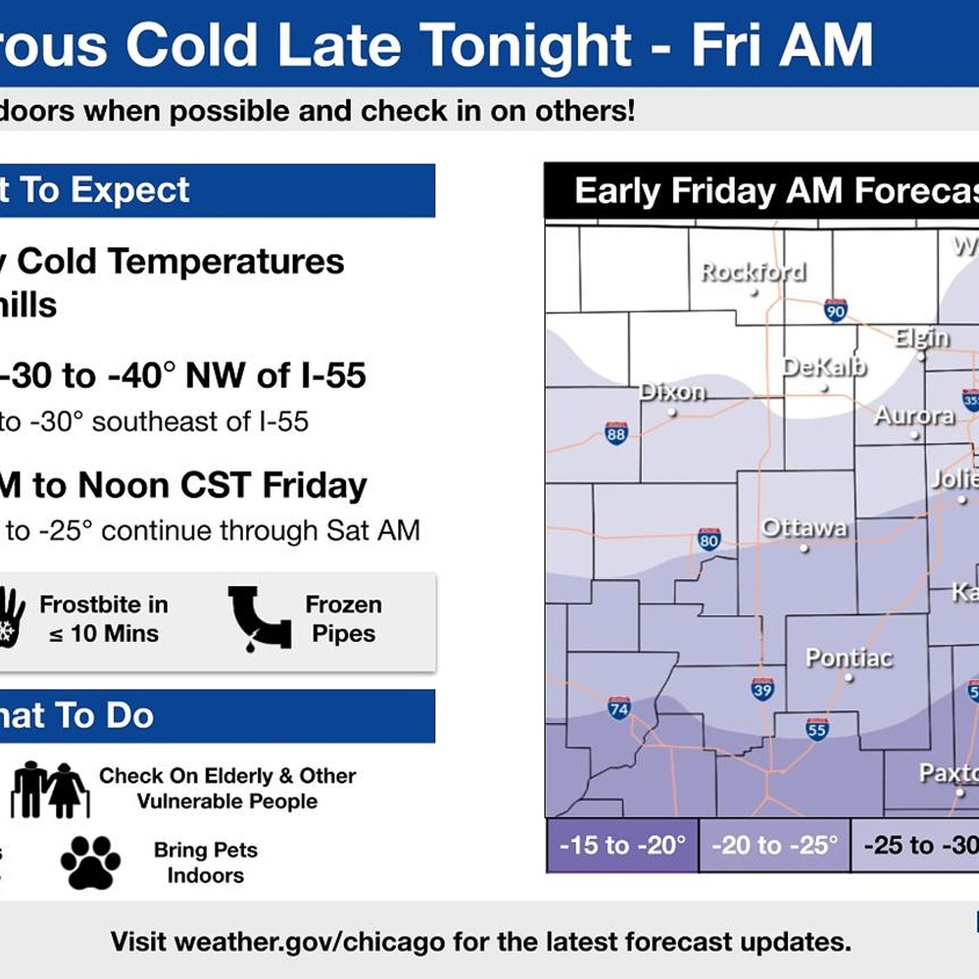 Extreme cold: Some schools, Kane County courts to close Friday amid arctic temperatures