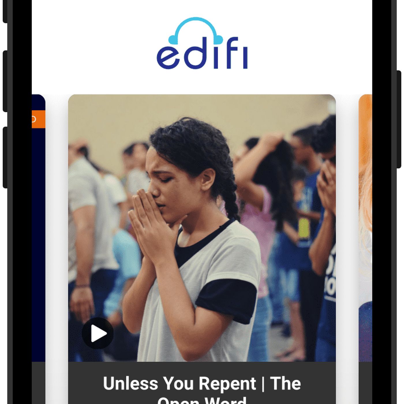 Edifi Podcast App and our Podpage episode artwork