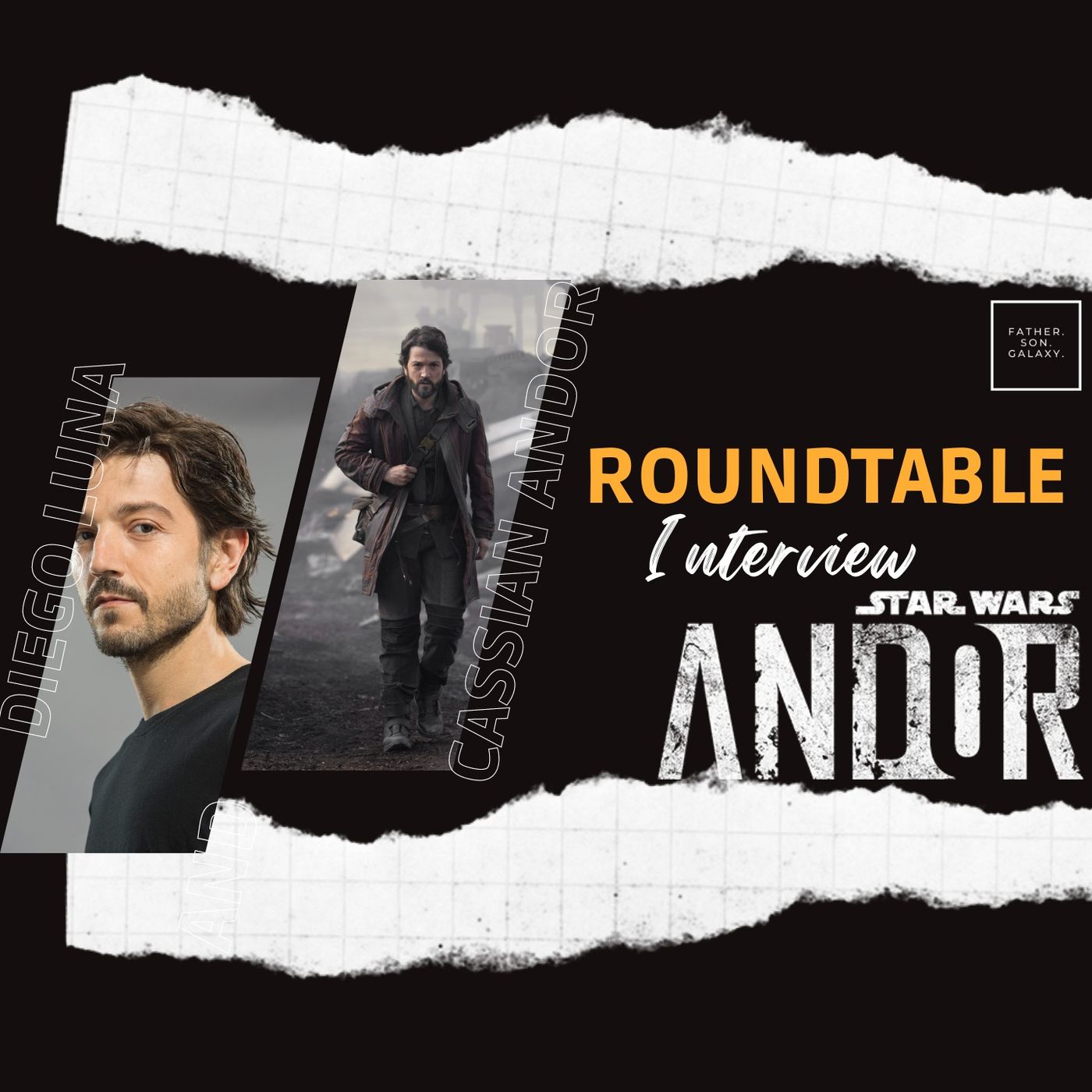 Exclusive Roundtable Interview with Diego Luna of Star Wars: Andor episode artwork