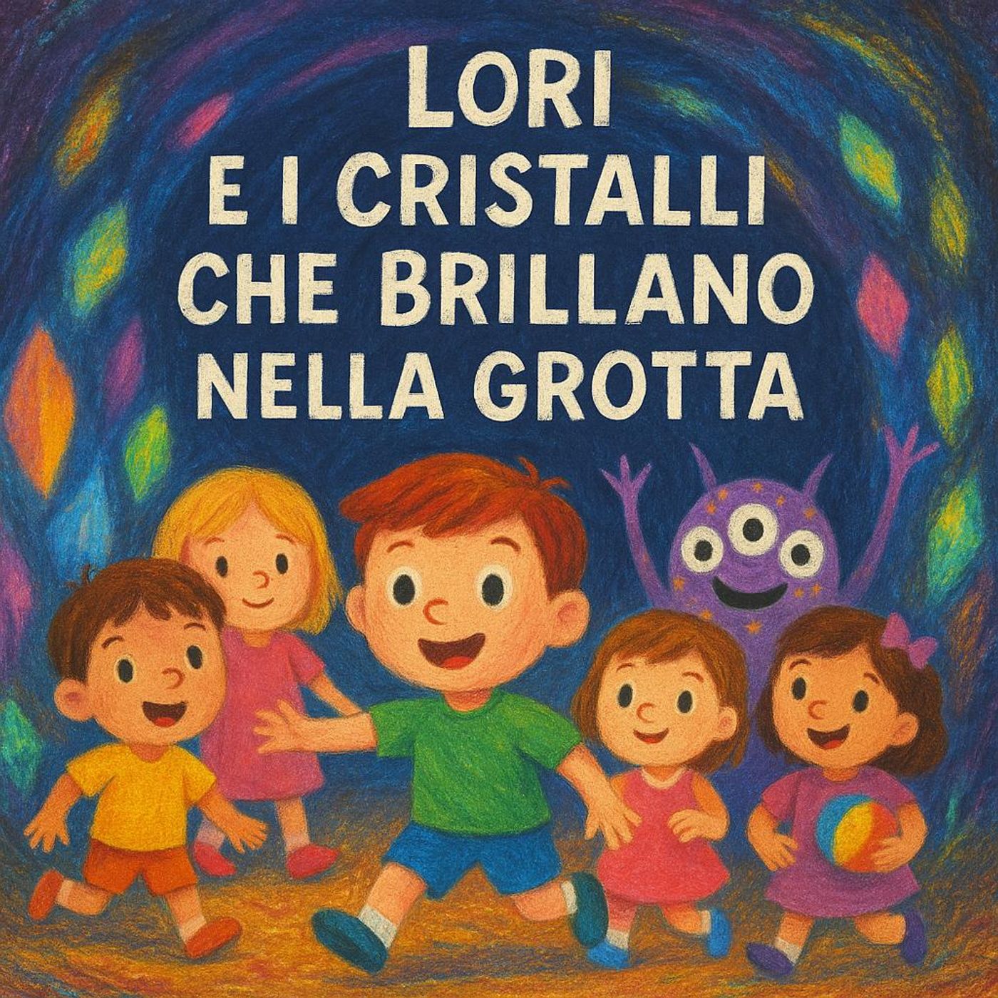 Lori e i Cristalli che Brillano nella Grotta