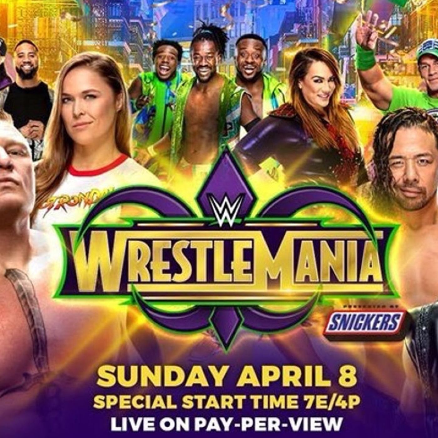 WWE Wrestlemania Preview as well as this week in wrestling! episode artwork